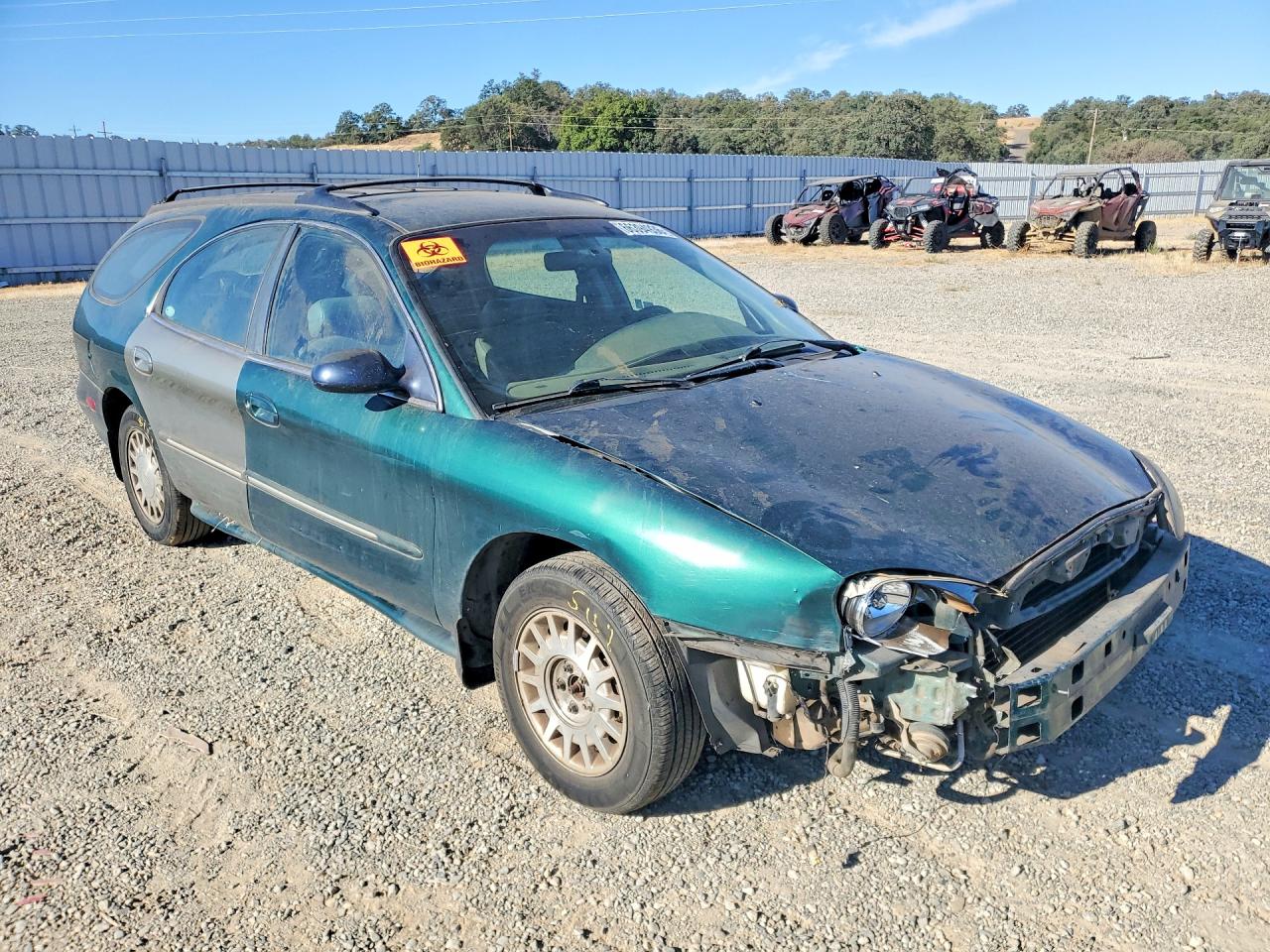 1999 Mercury Sable Gs Green vin: 1MEFM58U0XG655956