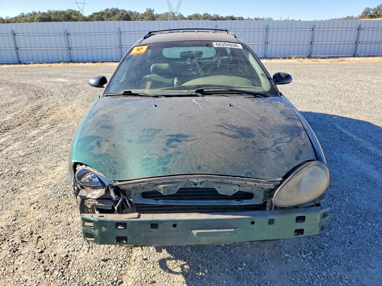 1999 Mercury Sable Gs Green vin: 1MEFM58U0XG655956