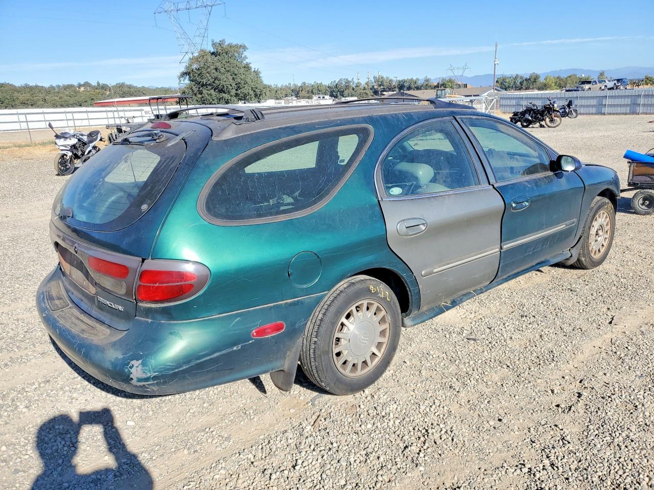 1999 Mercury Sable Gs Green vin: 1MEFM58U0XG655956