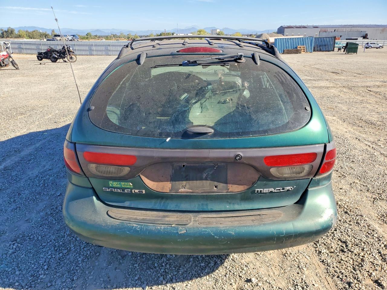 1999 Mercury Sable Gs Green vin: 1MEFM58U0XG655956