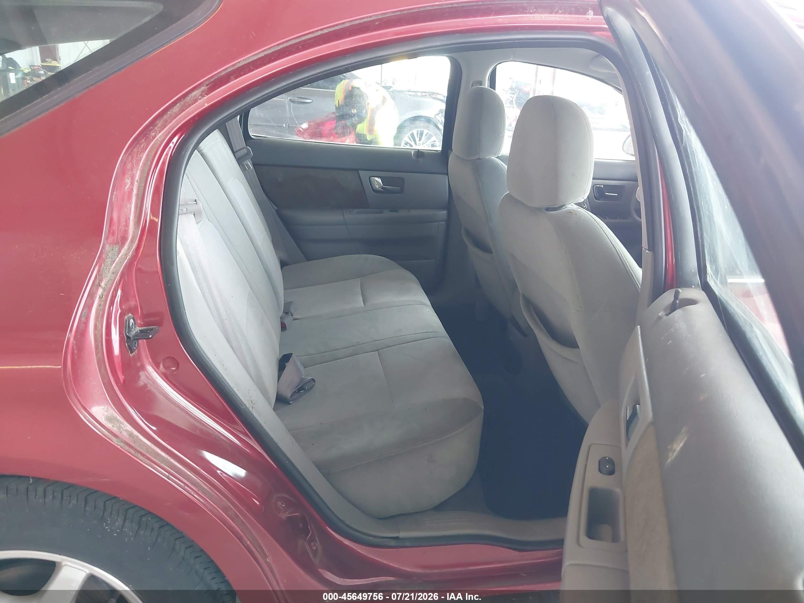 2000 Mercury Sable Gs Red vin: 1MEFM58U7YG621871