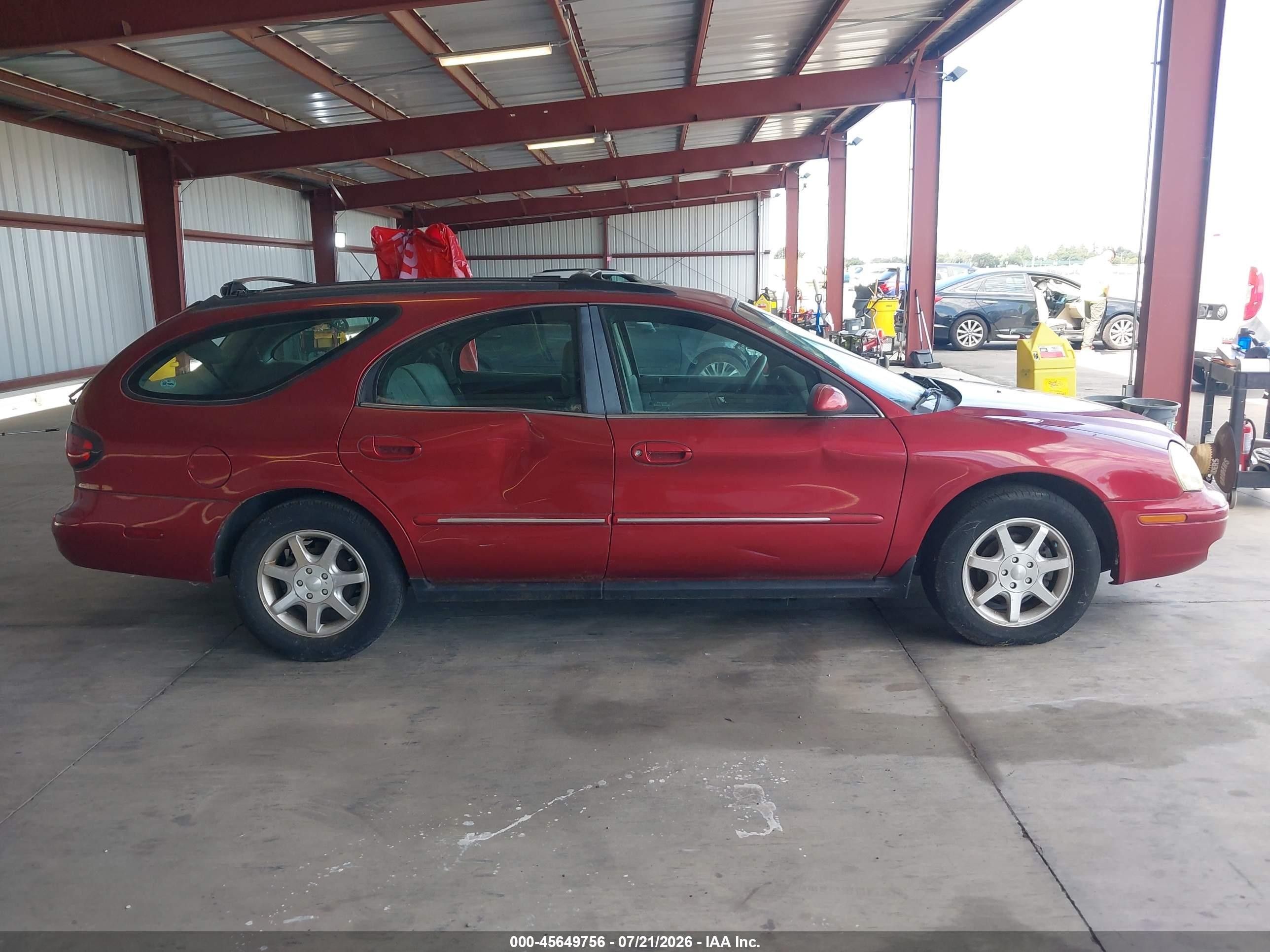 2000 Mercury Sable Gs Red vin: 1MEFM58U7YG621871