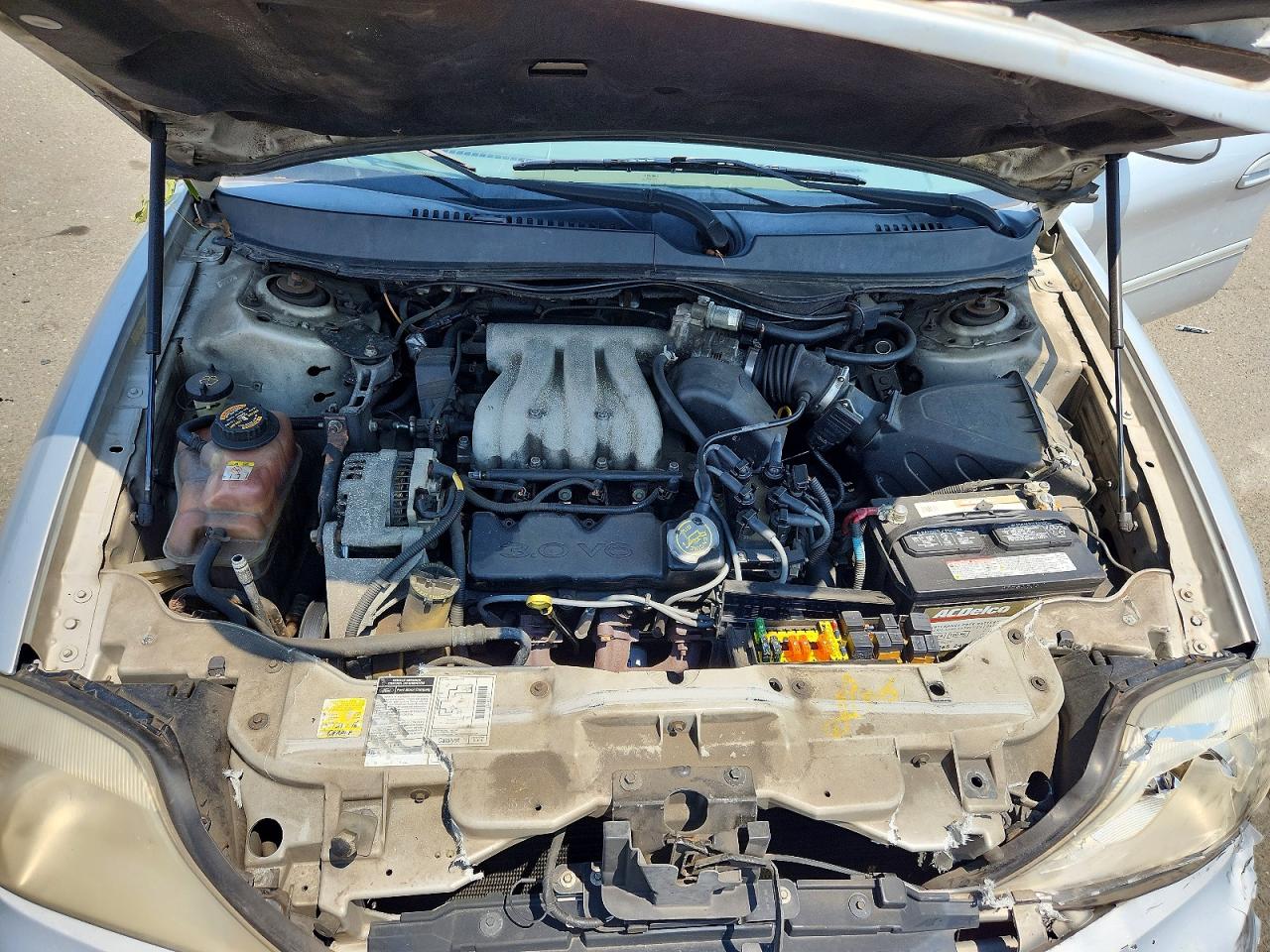 2000 Mercury Sable Gs Silver vin: 1MEFM58U8YG644270