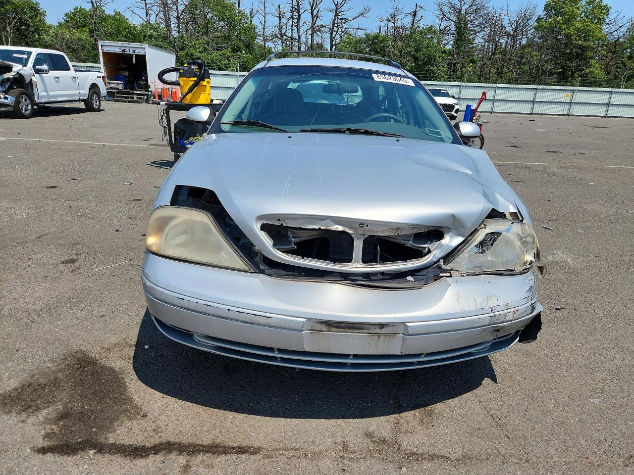 2000 Mercury Sable Gs Silver vin: 1MEFM58U8YG644270