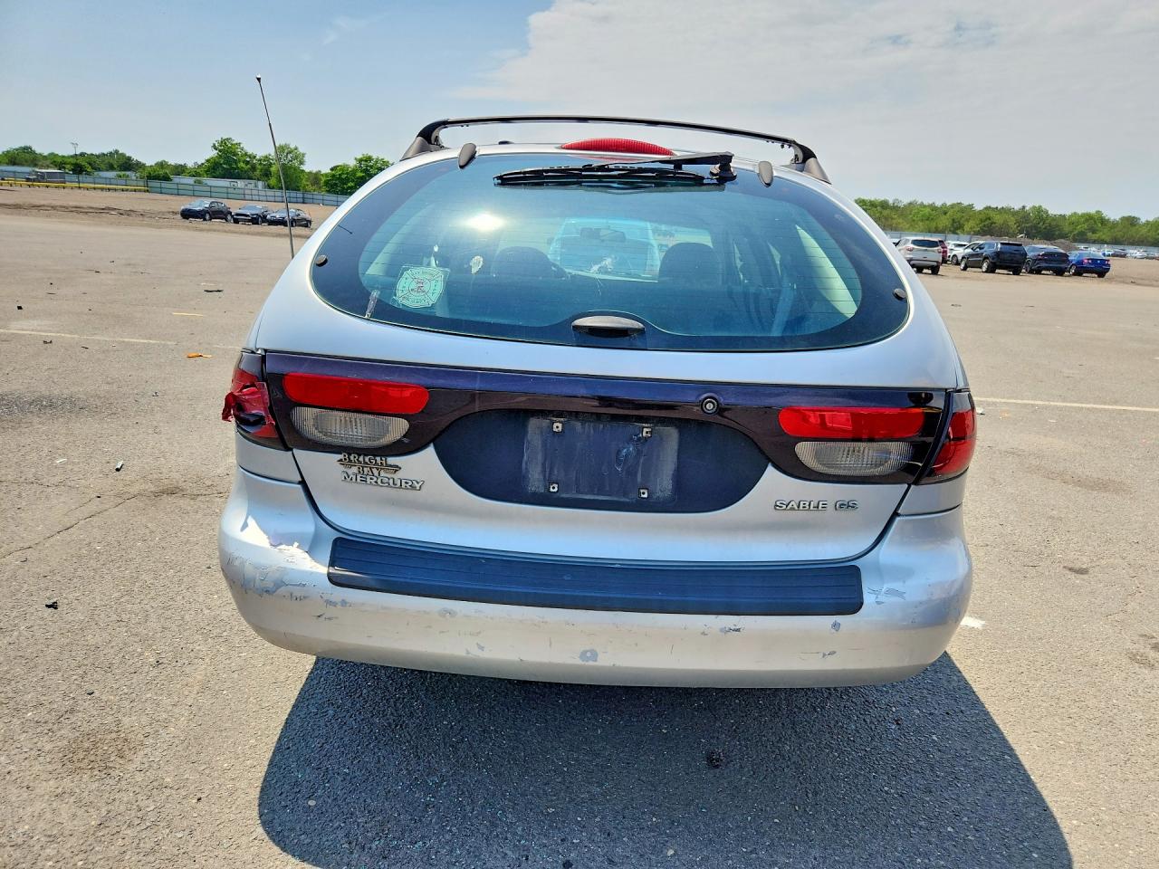 2000 Mercury Sable Gs Silver vin: 1MEFM58U8YG644270