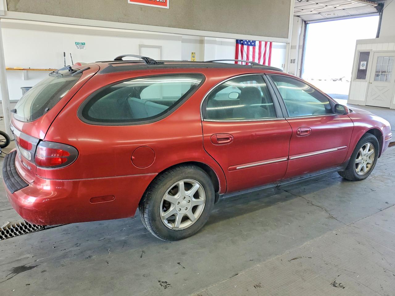 2000 Mercury Sable Gs Burgundy vin: 1MEFM58UXYG613912