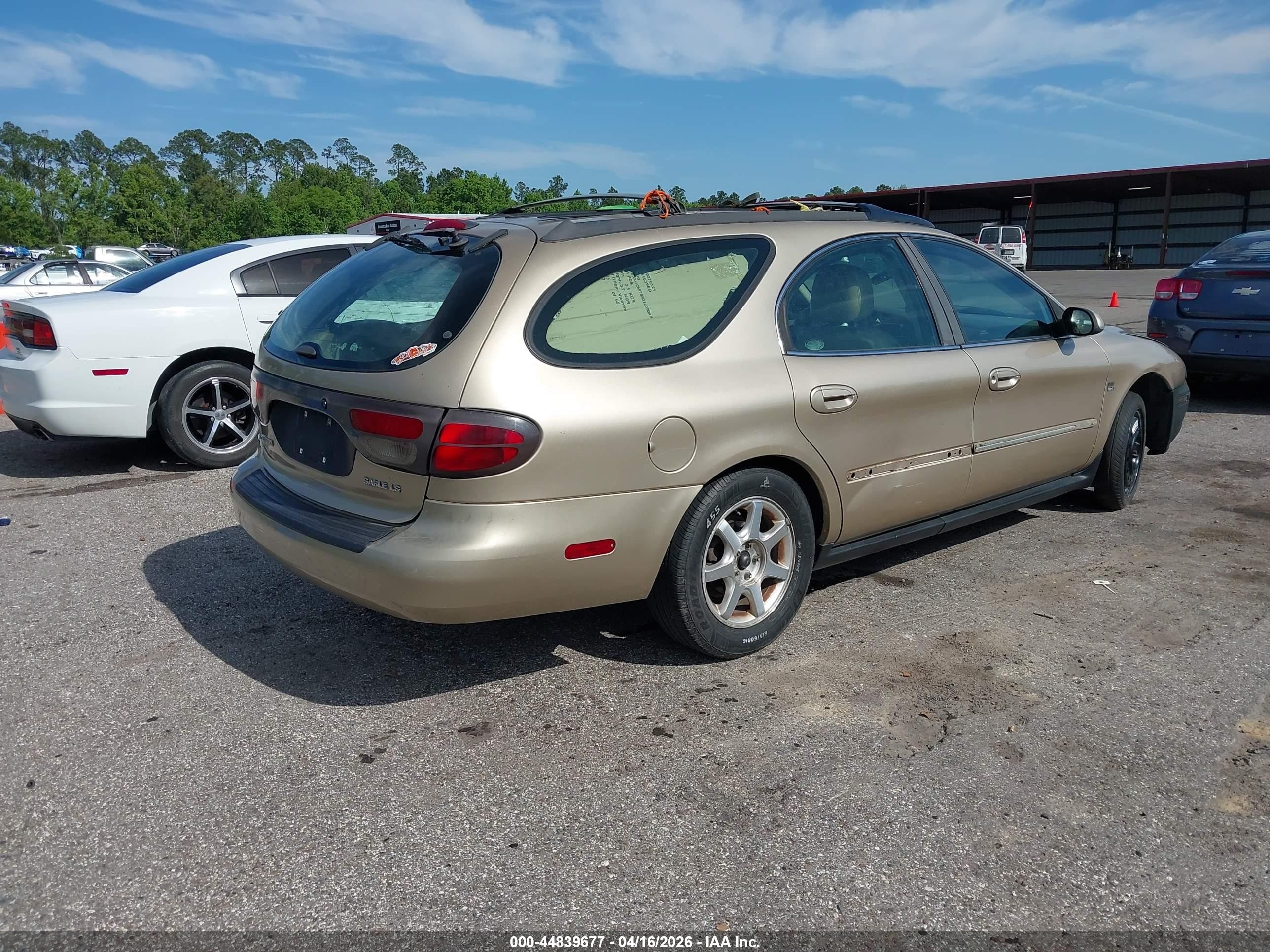2000 Mercury Sable Ls Premium Gold vin: 1MEFM59S7YA614399