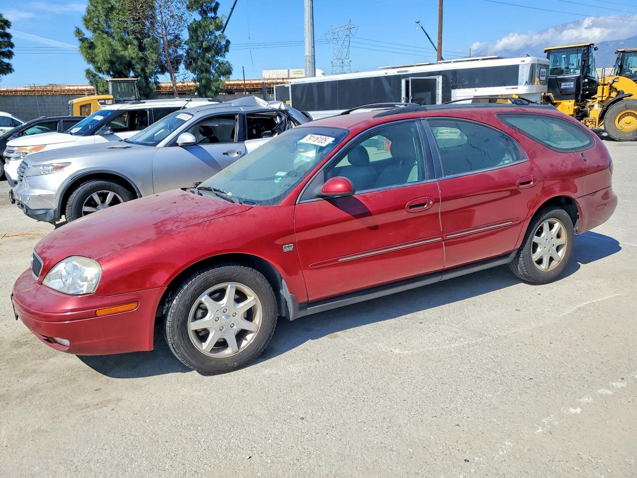 2002 Mercury Sable Красный vin: 1MEFM59S82G615579