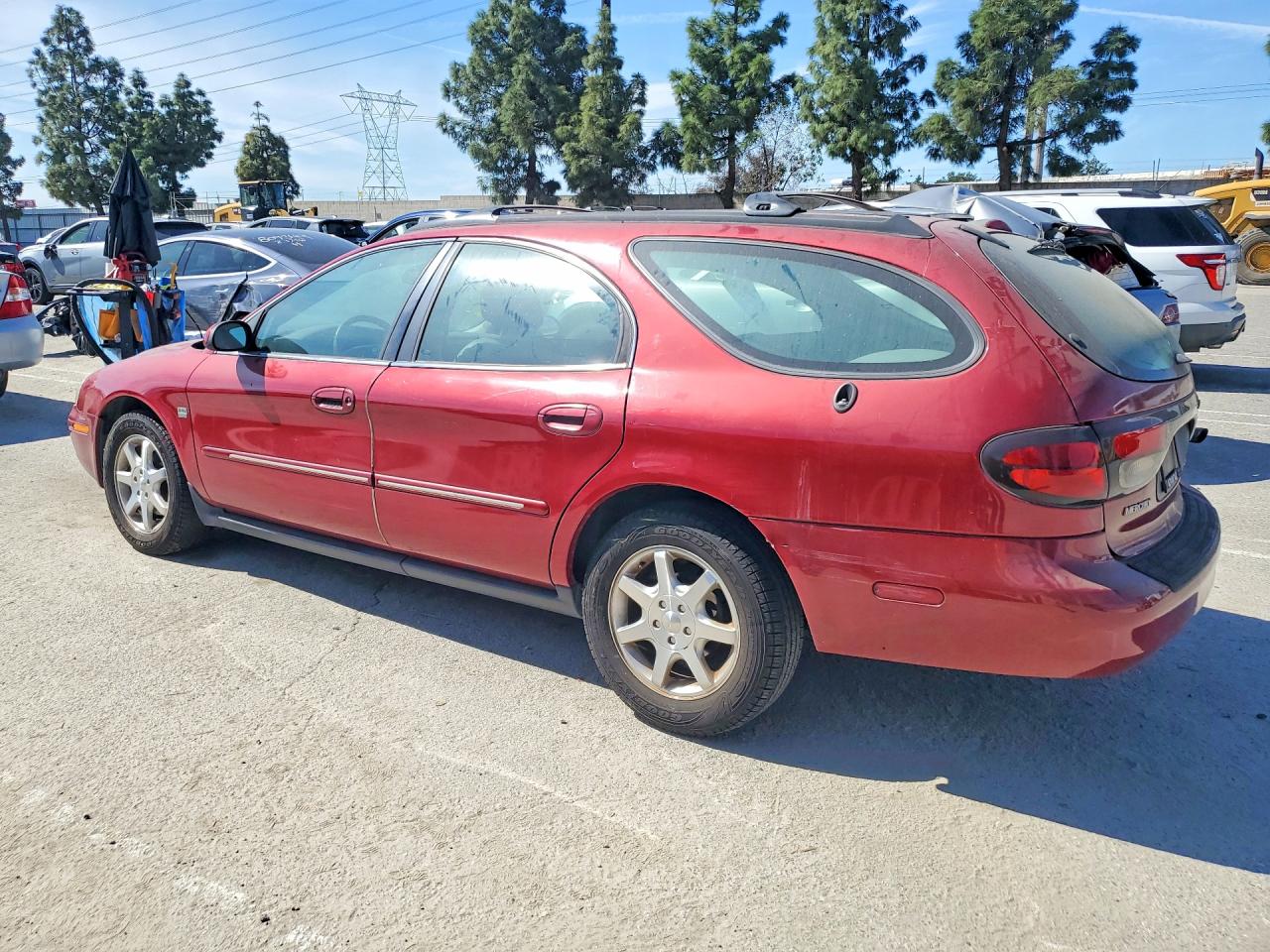 2002 Mercury Sable Красный vin: 1MEFM59S82G615579