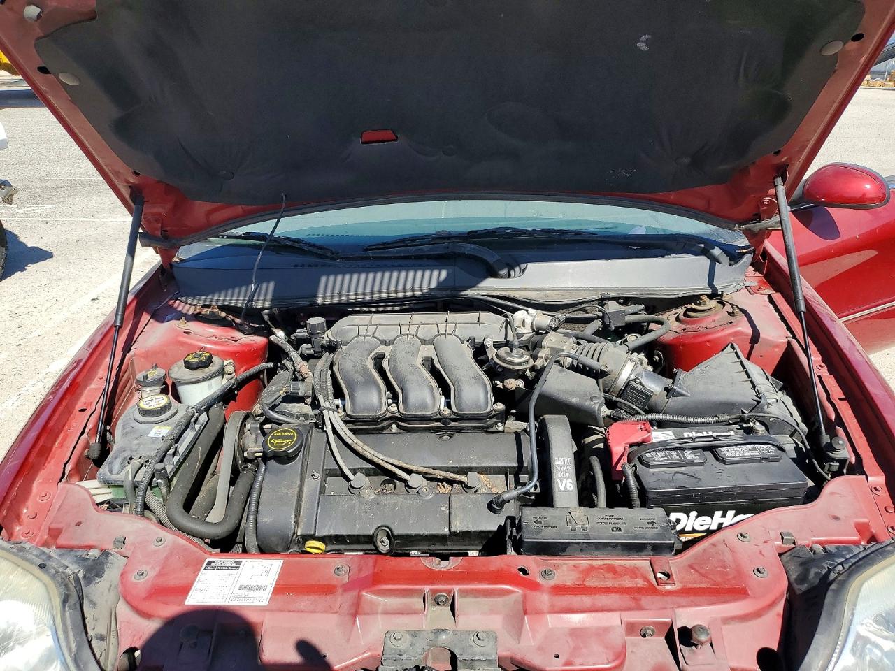 2002 Mercury Sable Красный vin: 1MEFM59S82G615579