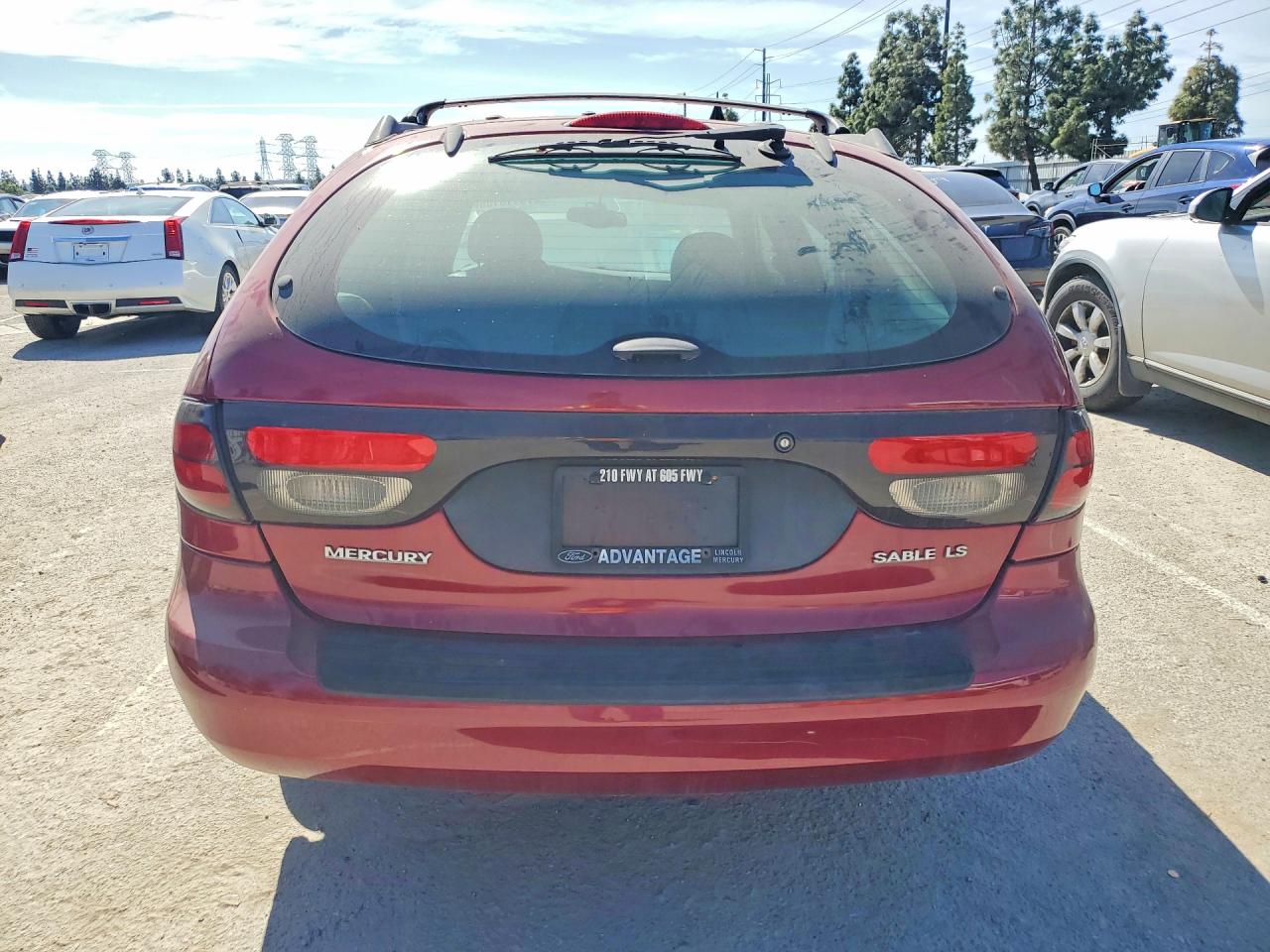 2002 Mercury Sable Красный vin: 1MEFM59S82G615579