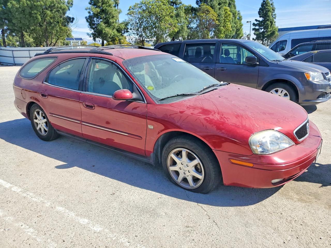 2002 Mercury Sable Красный vin: 1MEFM59S82G615579