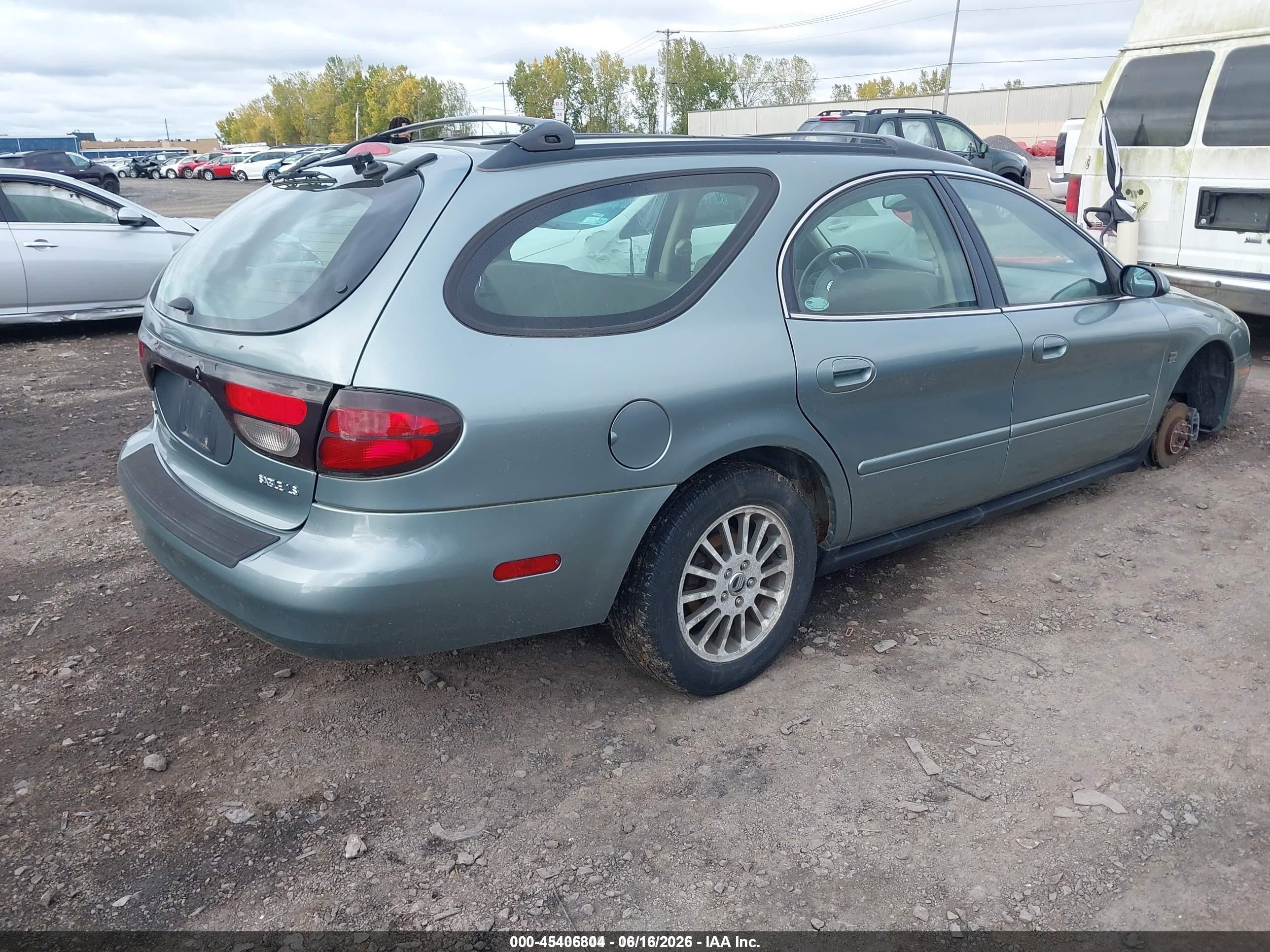 2005 Mercury Sable Ls Green vin: 1MEFM59S85A605030