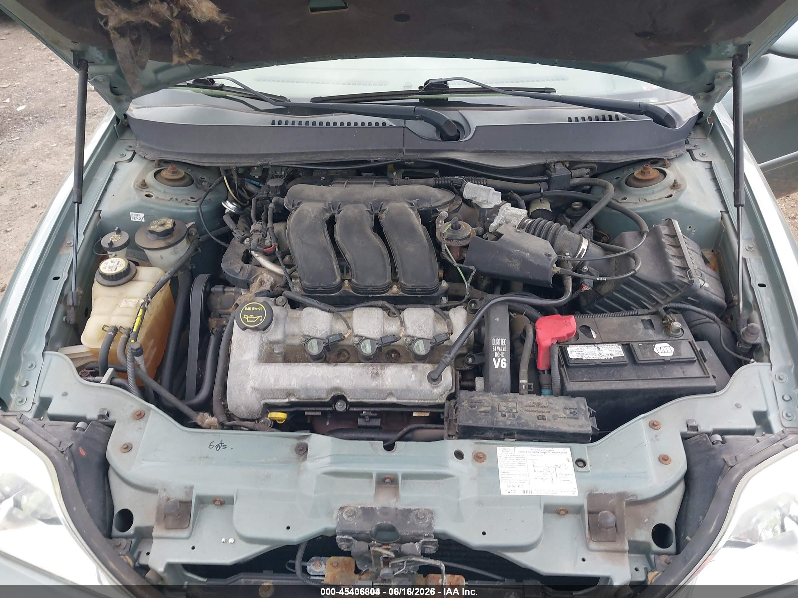 2005 Mercury Sable Ls Green vin: 1MEFM59S85A605030