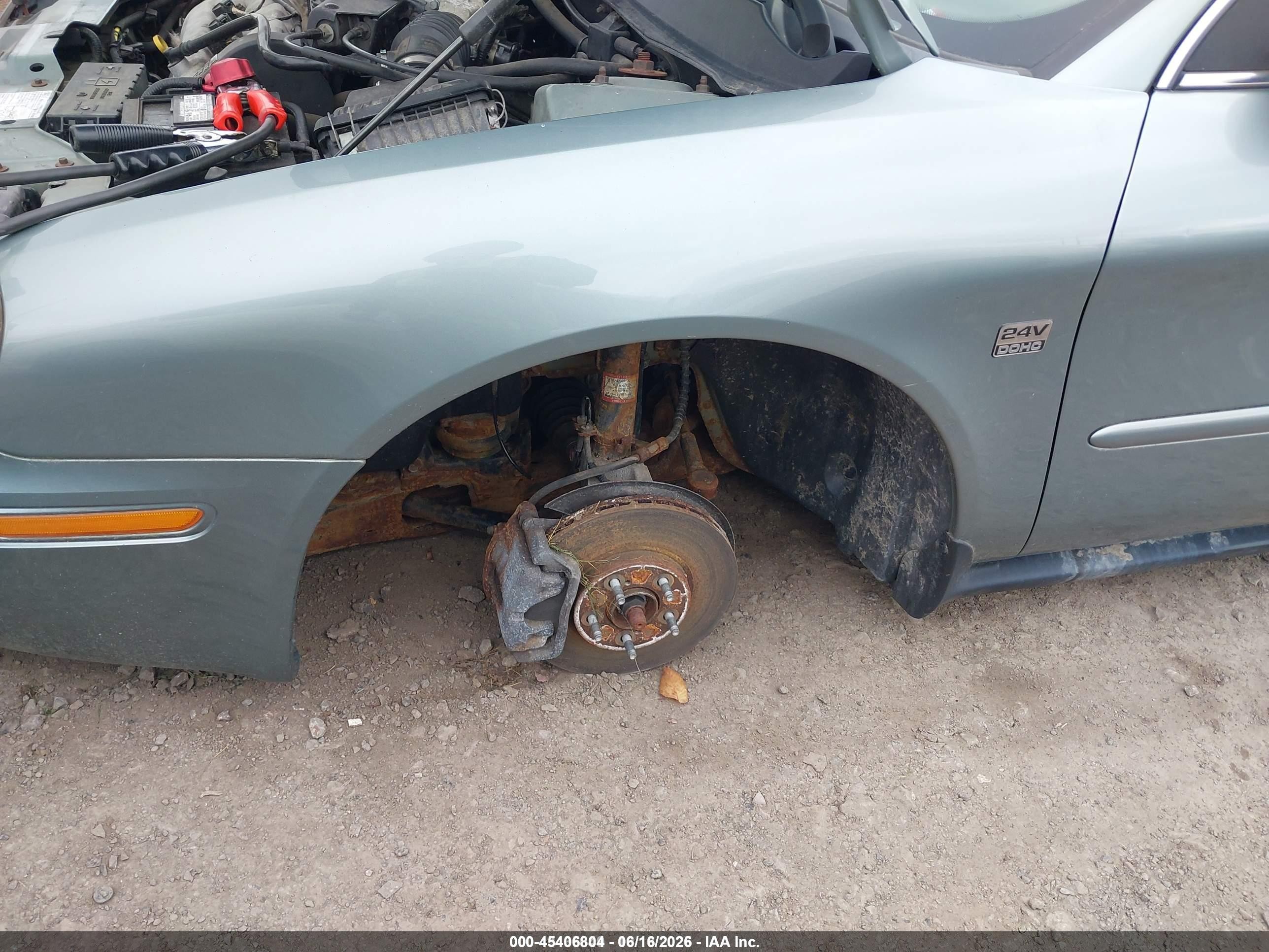 2005 Mercury Sable Ls Green vin: 1MEFM59S85A605030