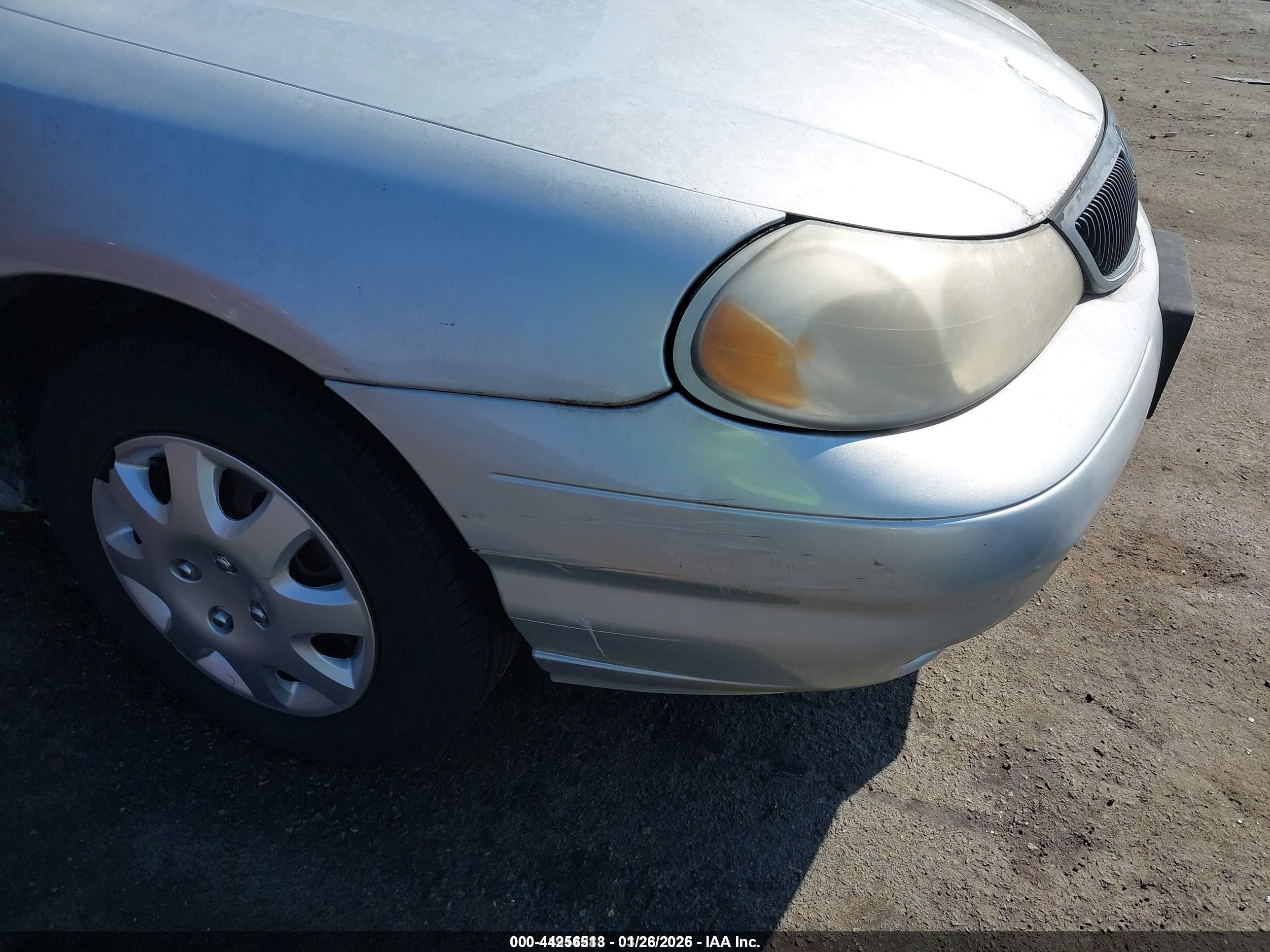 1998 Mercury Mystique   Gray vin: 1MEFM6530WK660877