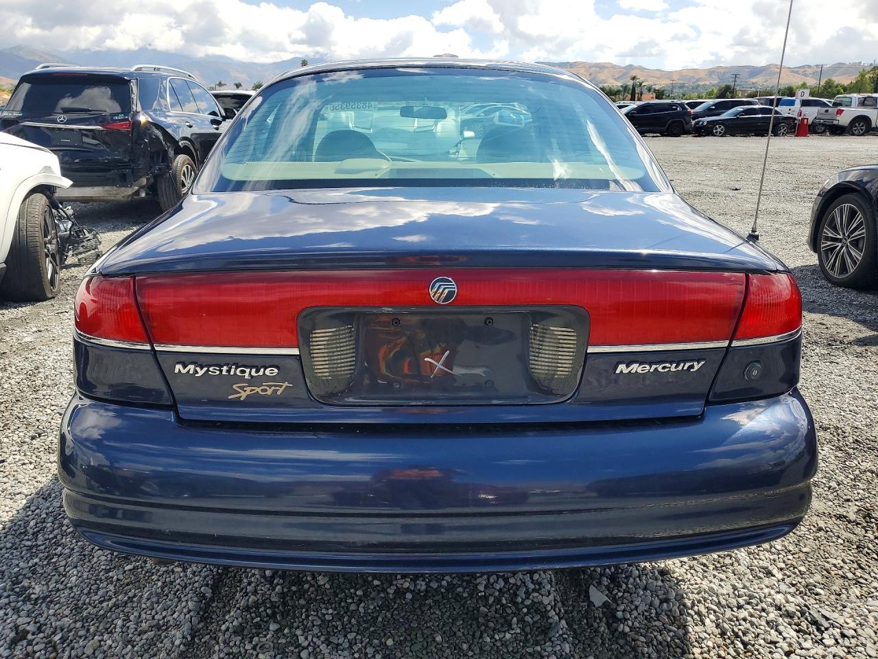 1998 Mercury Mystique Ls Blue vin: 1MEFM6639WK657457