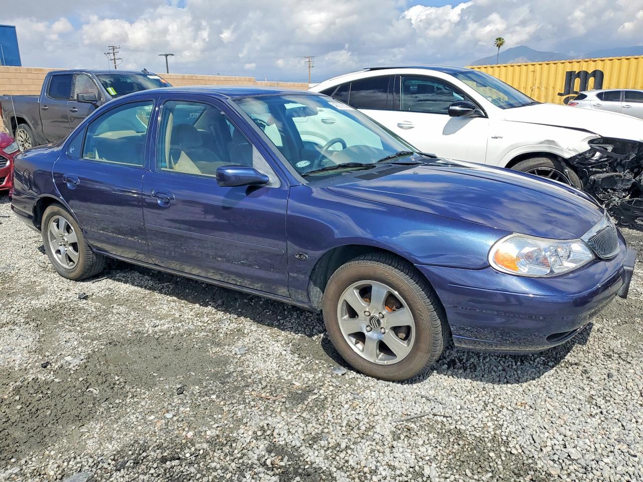1998 Mercury Mystique Ls Blue vin: 1MEFM6639WK657457