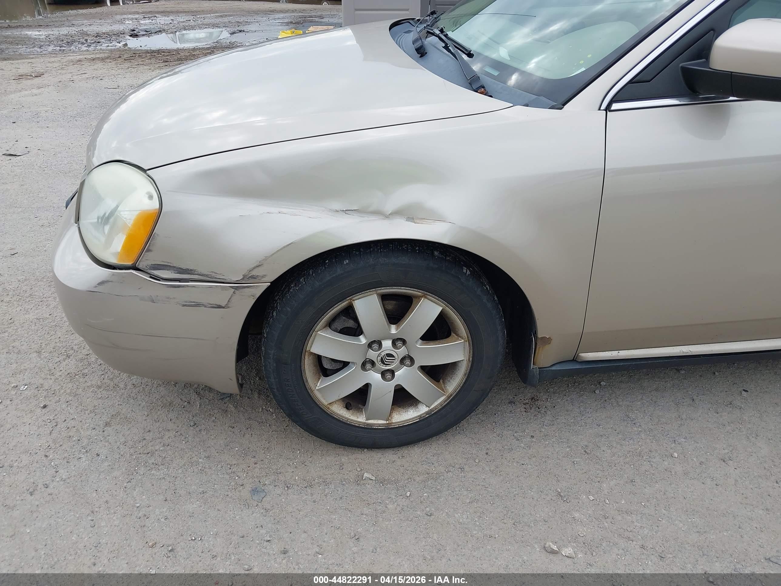 2006 Mercury Montego Luxury Золотой vin: 1MEHM40126G613081
