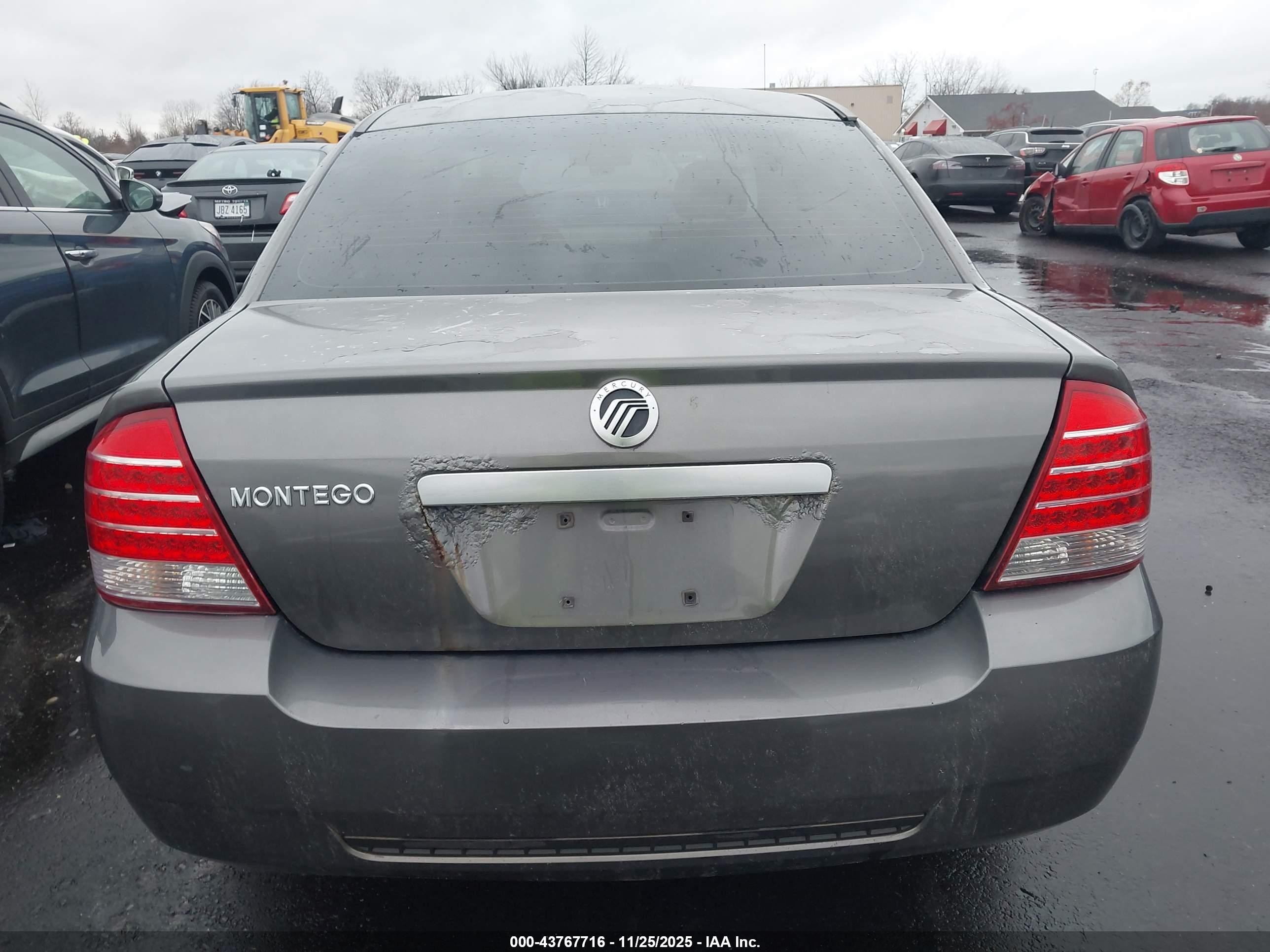 2006 Mercury Montego Luxury Gray vin: 1MEHM40126G614960