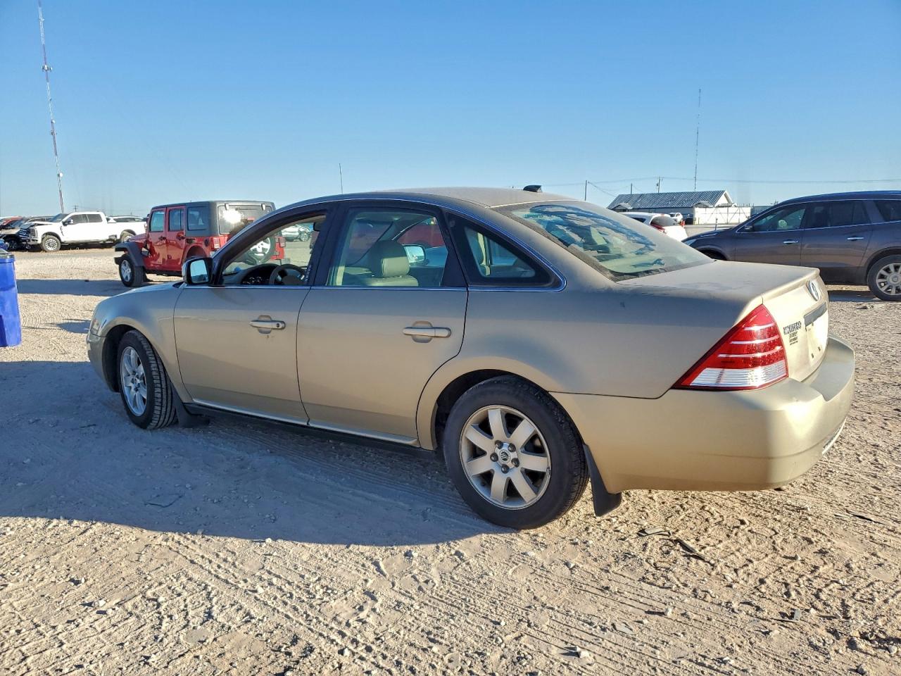 2007 Mercury Montego Luxury Tan vin: 1MEHM40147G610085