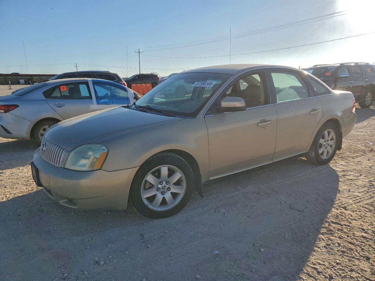 2007 Mercury Montego Luxury Tan vin: 1MEHM40147G610085