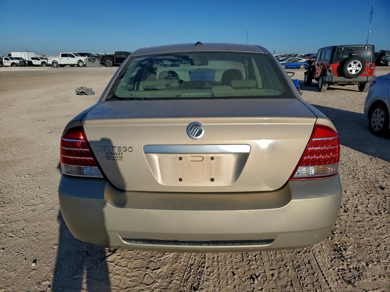 2007 Mercury Montego Luxury Tan vin: 1MEHM40147G610085