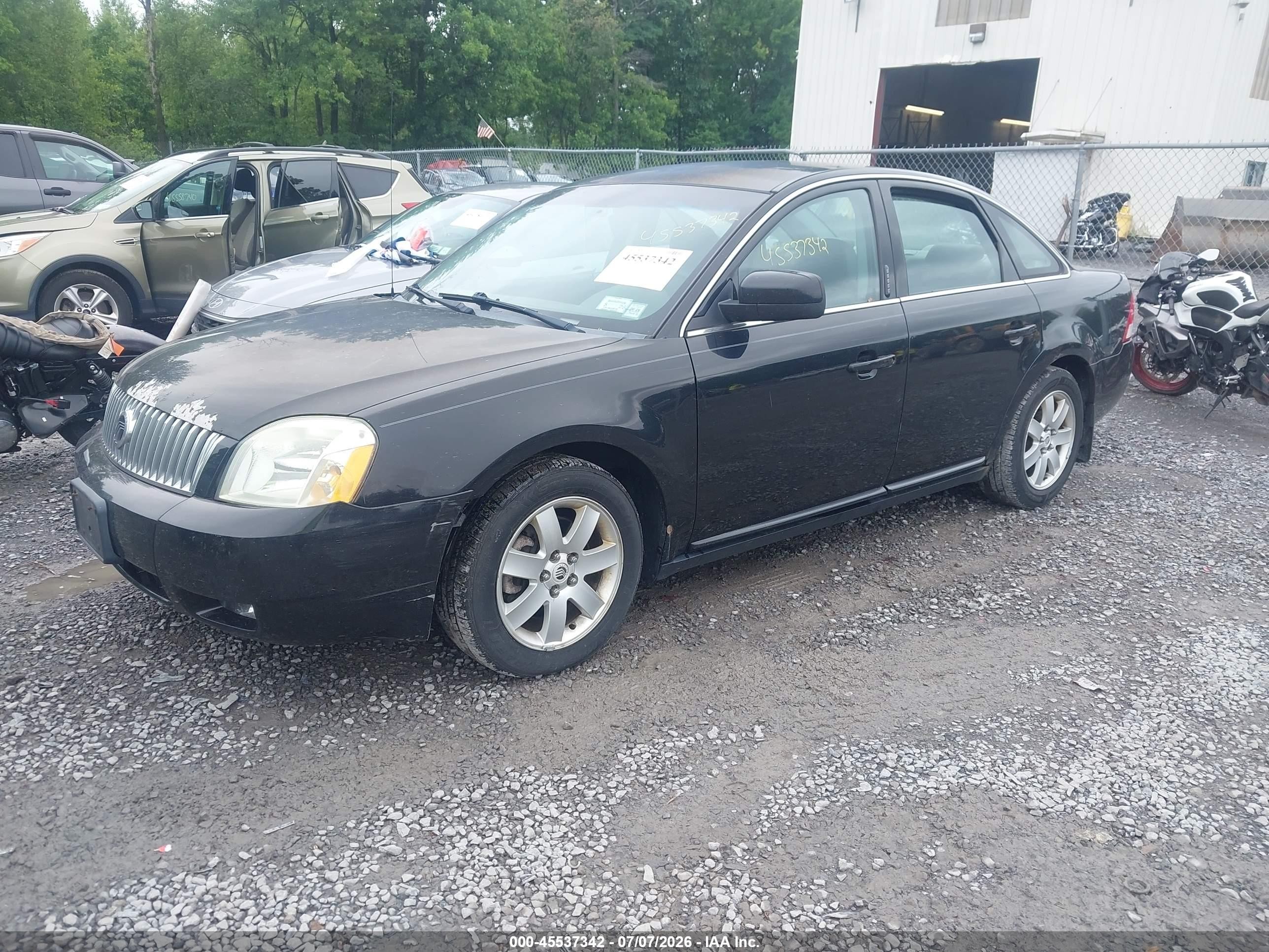 2006 Mercury Montego Luxury Black vin: 1MEHM40176G614517