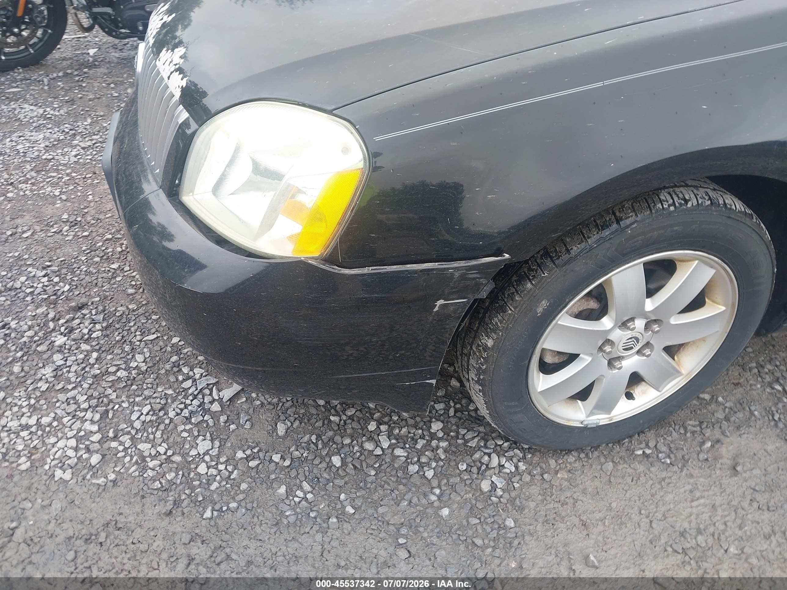 2006 Mercury Montego Luxury Black vin: 1MEHM40176G614517