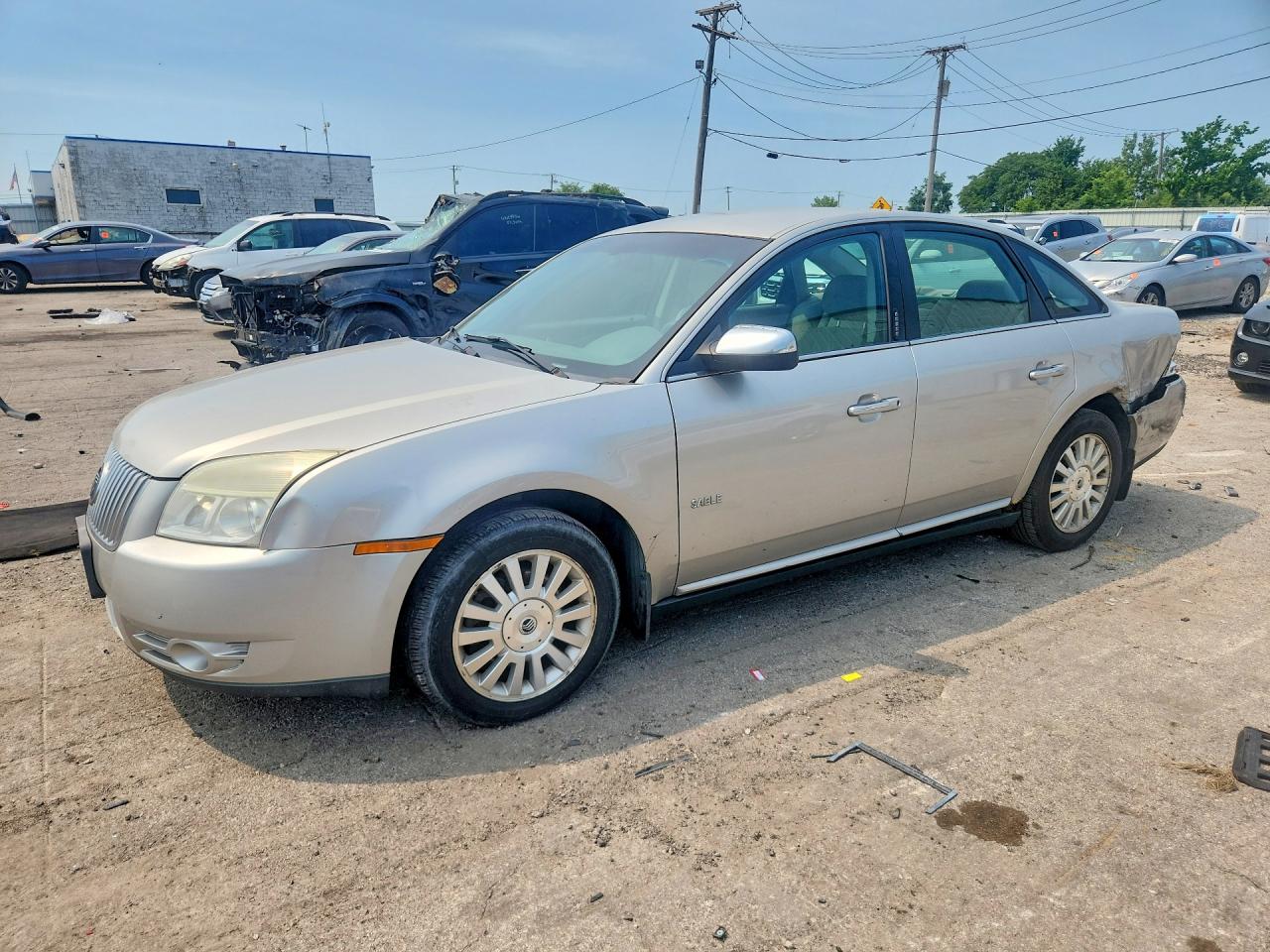 2008 Mercury Sable Luxury Silver vin: 1MEHM40W18G625365