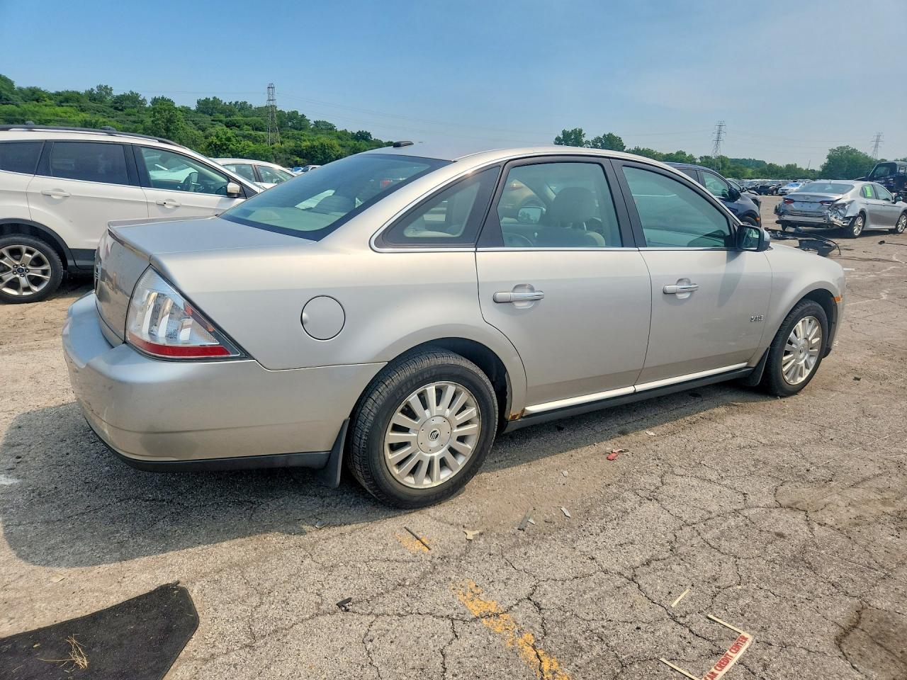 2008 Mercury Sable Luxury Silver vin: 1MEHM40W18G625365