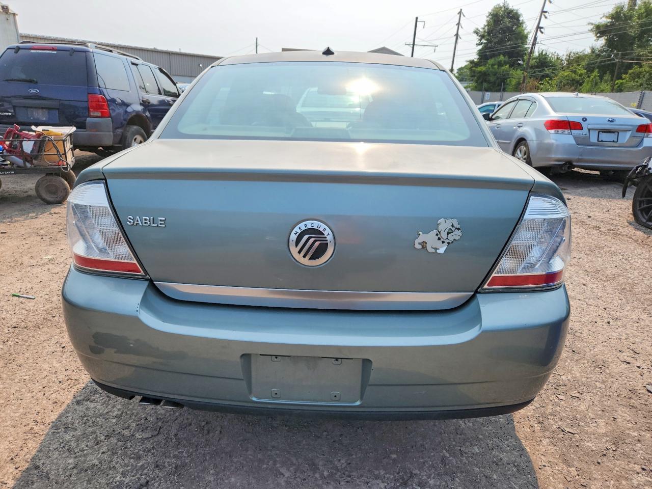 2008 Mercury Sable Luxury Green vin: 1MEHM40W28G601916