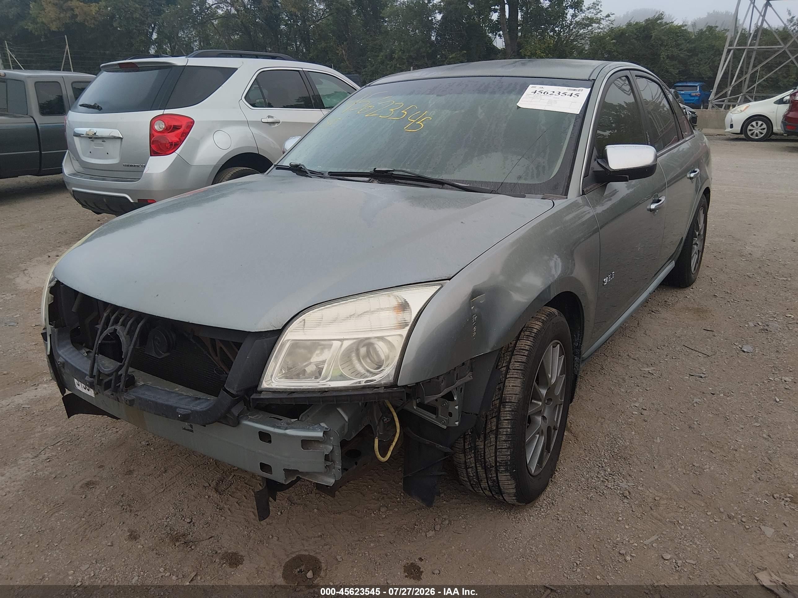 2008 Mercury Sable   Green vin: 1MEHM40W38G618904
