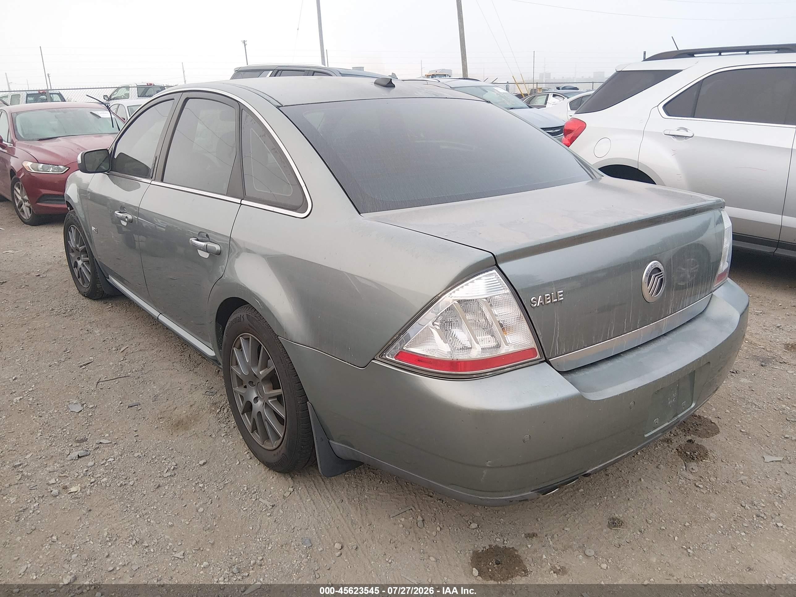 2008 Mercury Sable   Green vin: 1MEHM40W38G618904
