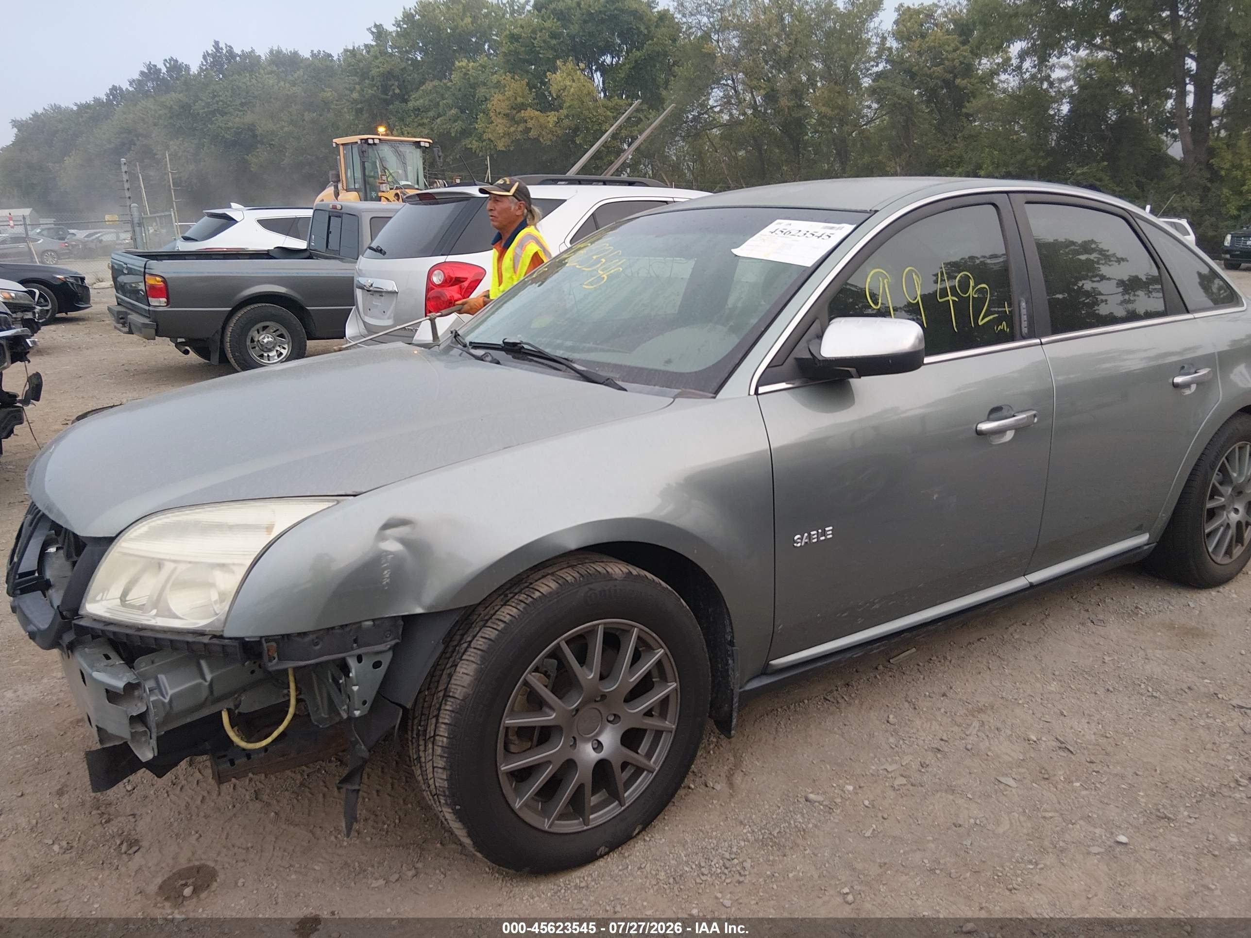 2008 Mercury Sable   Green vin: 1MEHM40W38G618904