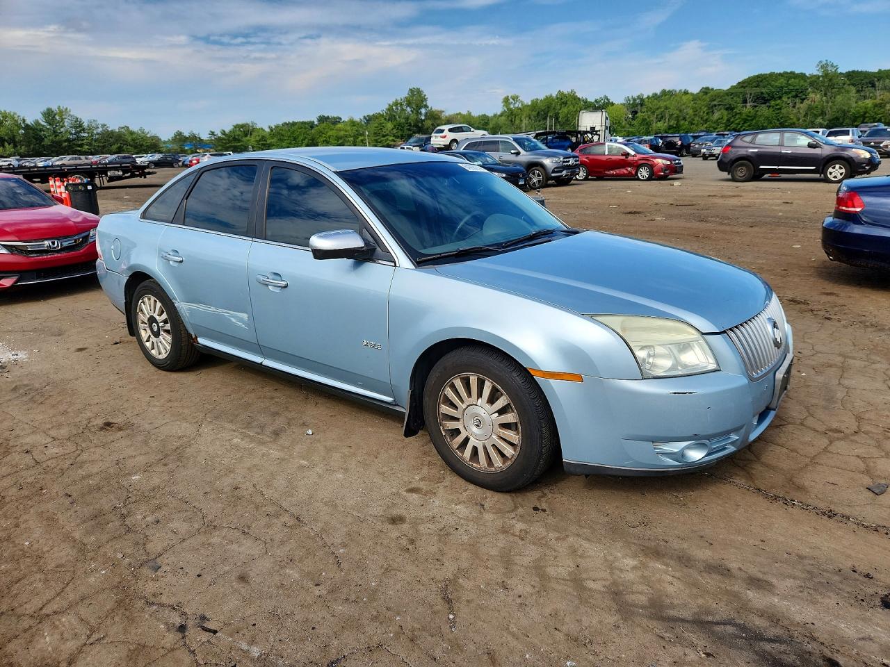 2008 Mercury Sable Luxury Blue vin: 1MEHM40W48G624677