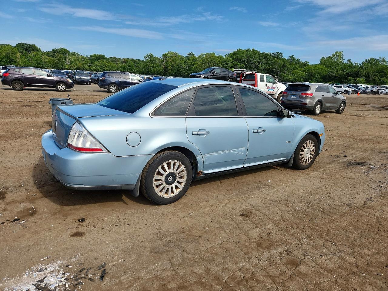 2008 Mercury Sable Luxury Blue vin: 1MEHM40W48G624677