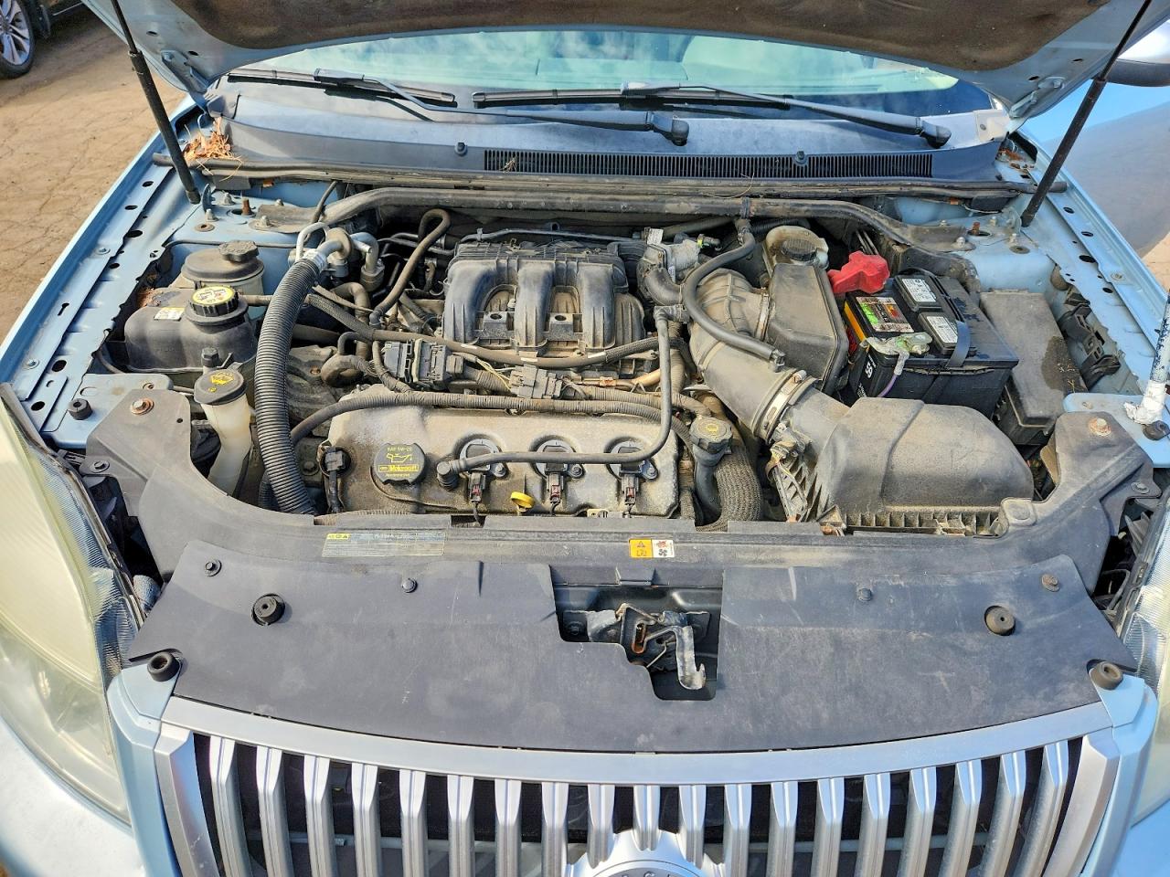2008 Mercury Sable Luxury Blue vin: 1MEHM40W48G624677