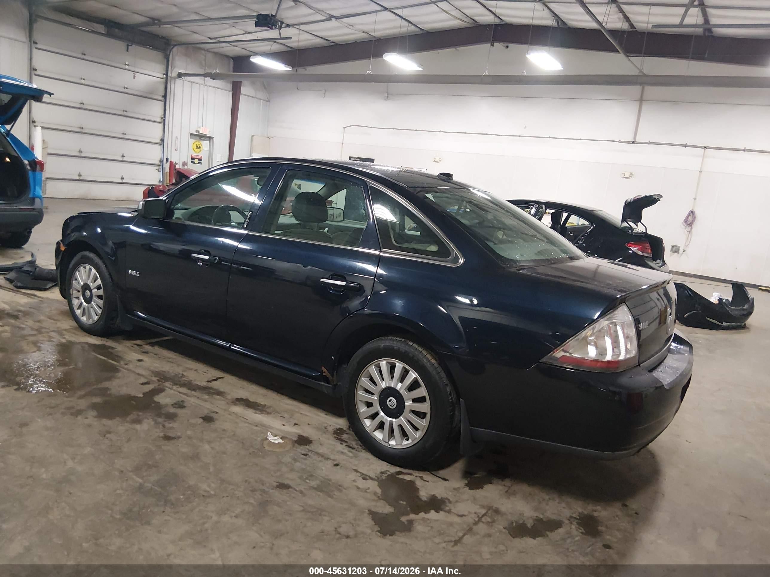 2008 Mercury Sable   Blue vin: 1MEHM40W68G610957