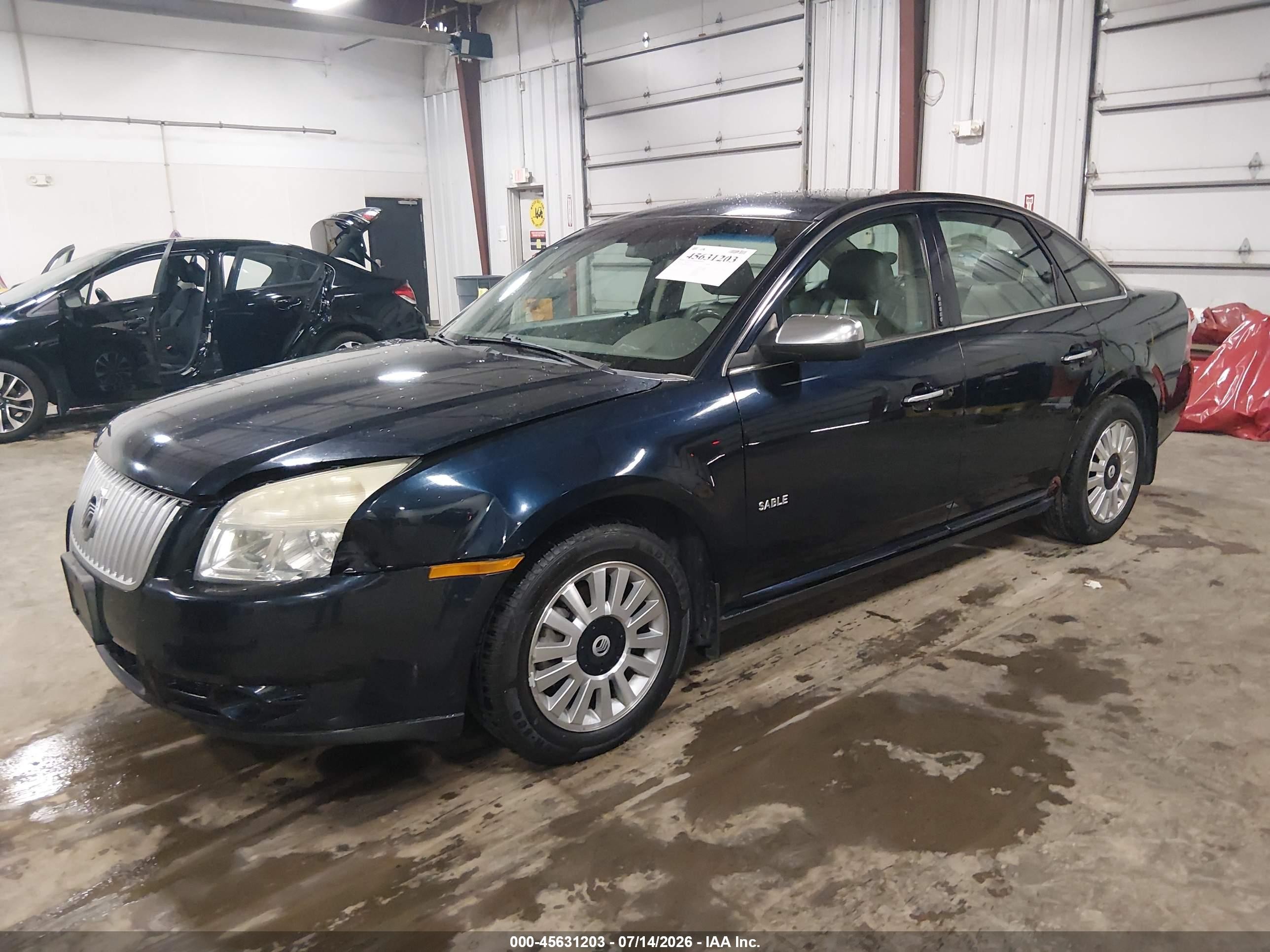 2008 Mercury Sable   Blue vin: 1MEHM40W68G610957