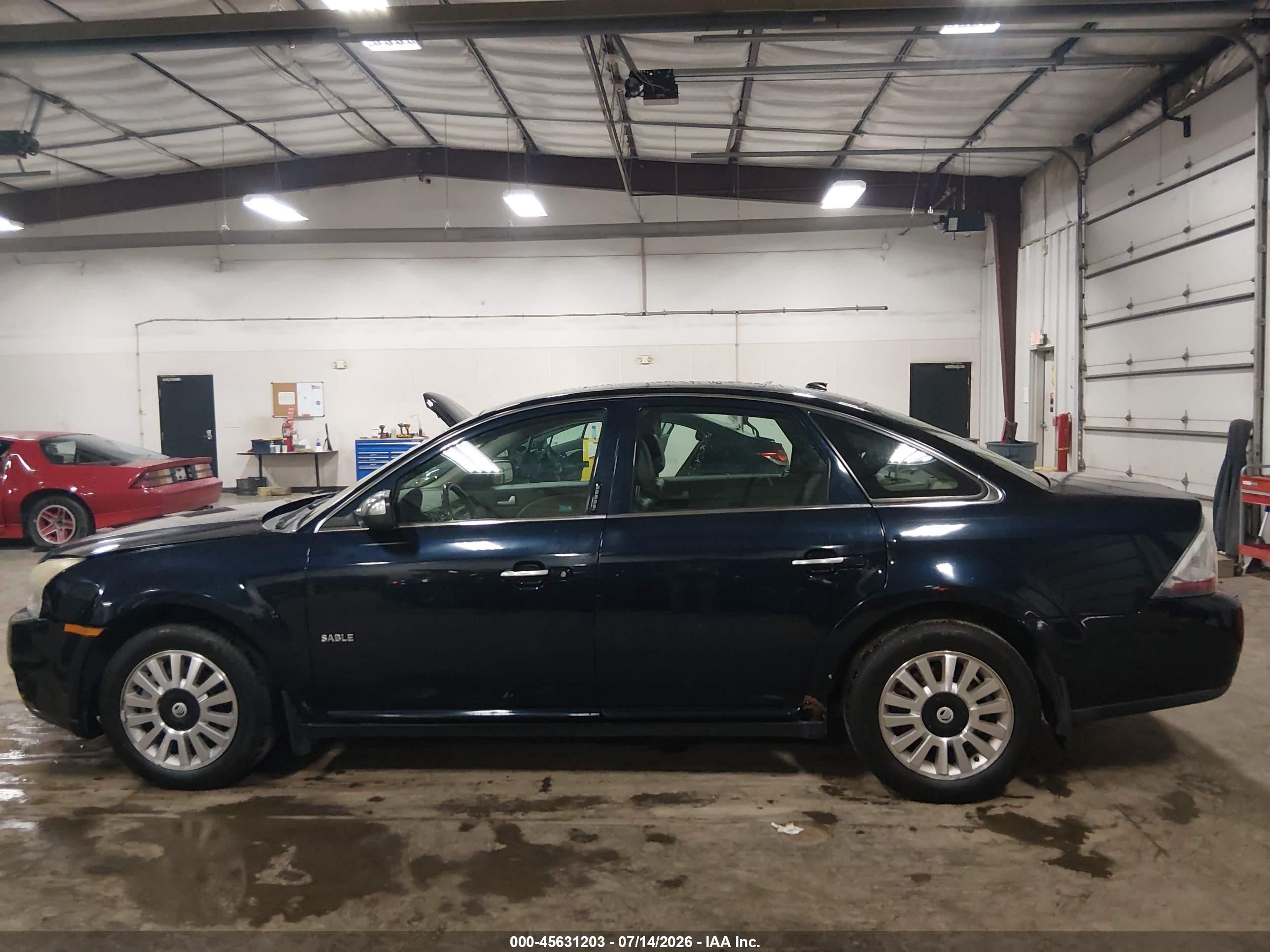 2008 Mercury Sable   Blue vin: 1MEHM40W68G610957