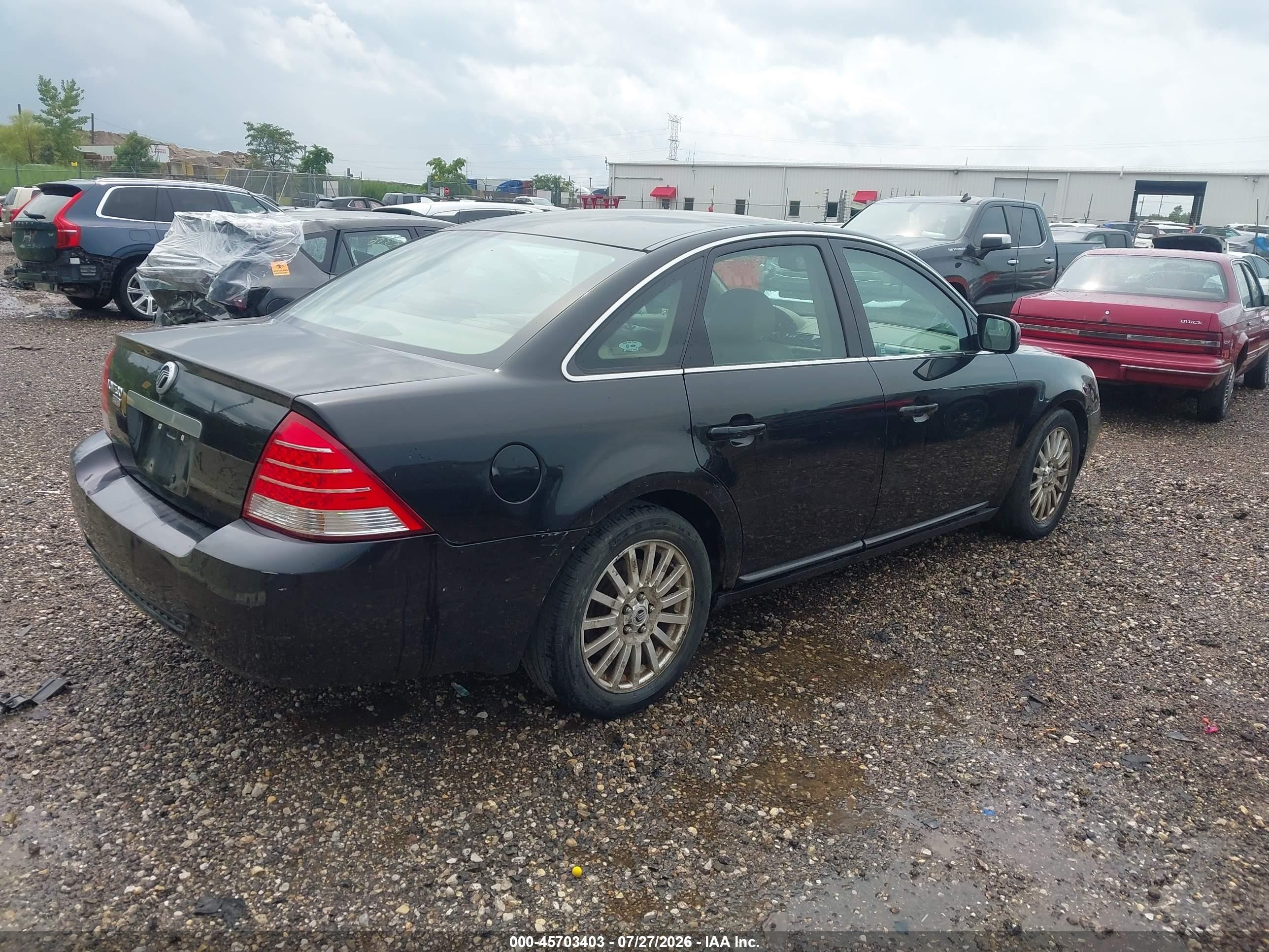2006 Mercury Montego Premier Black vin: 1MEHM42106G617661