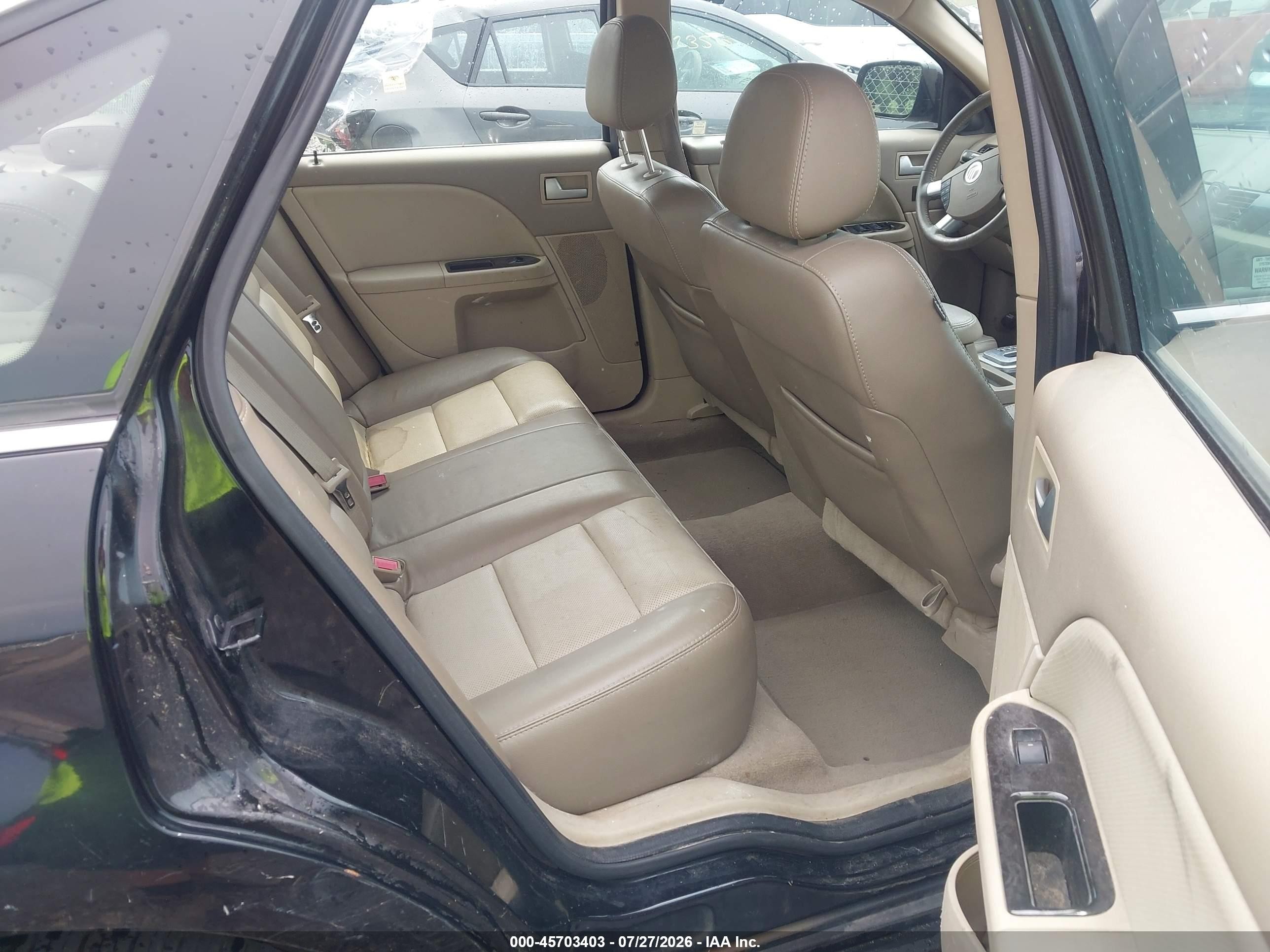 2006 Mercury Montego Premier Black vin: 1MEHM42106G617661