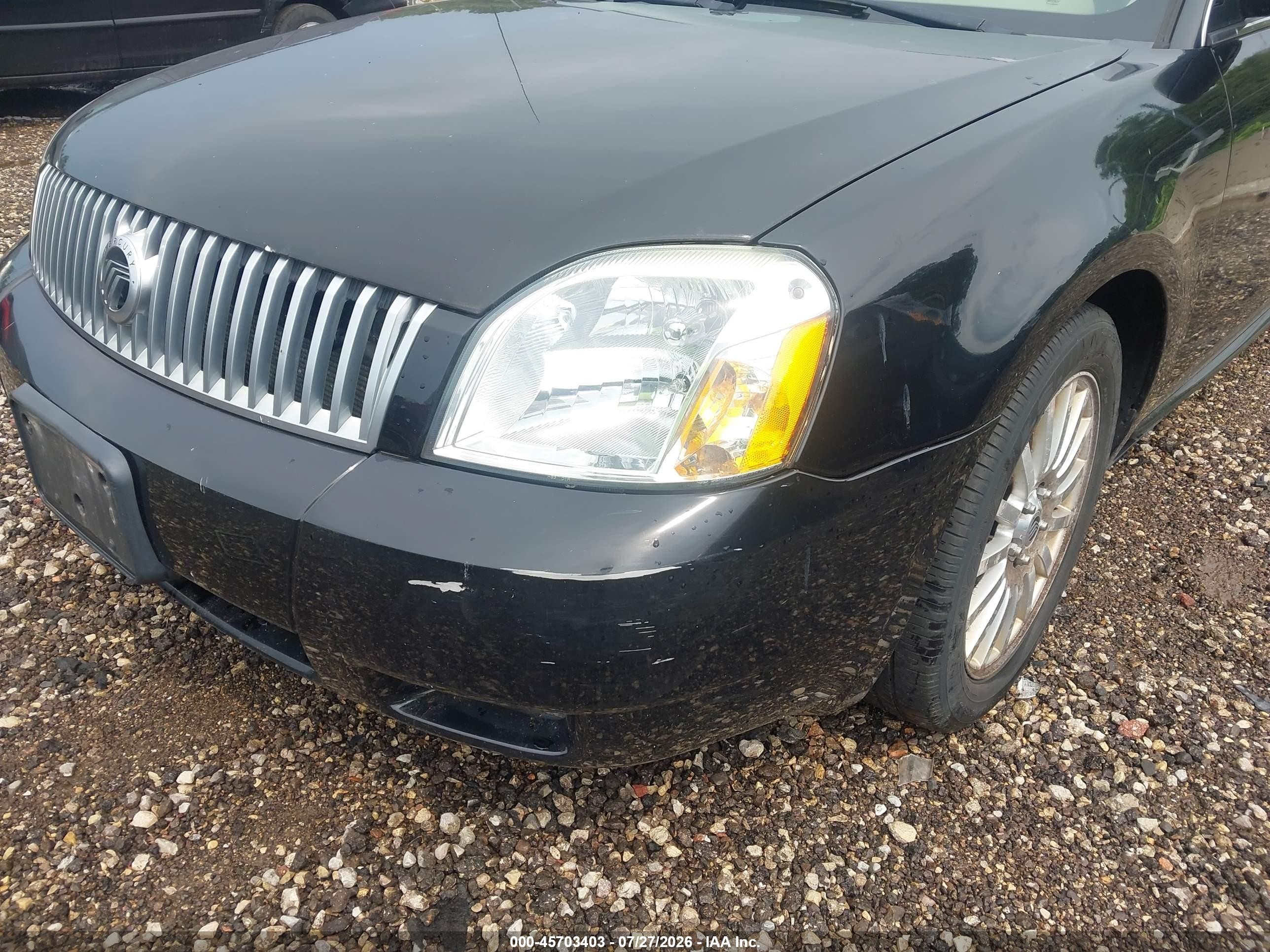 2006 Mercury Montego Premier Black vin: 1MEHM42106G617661