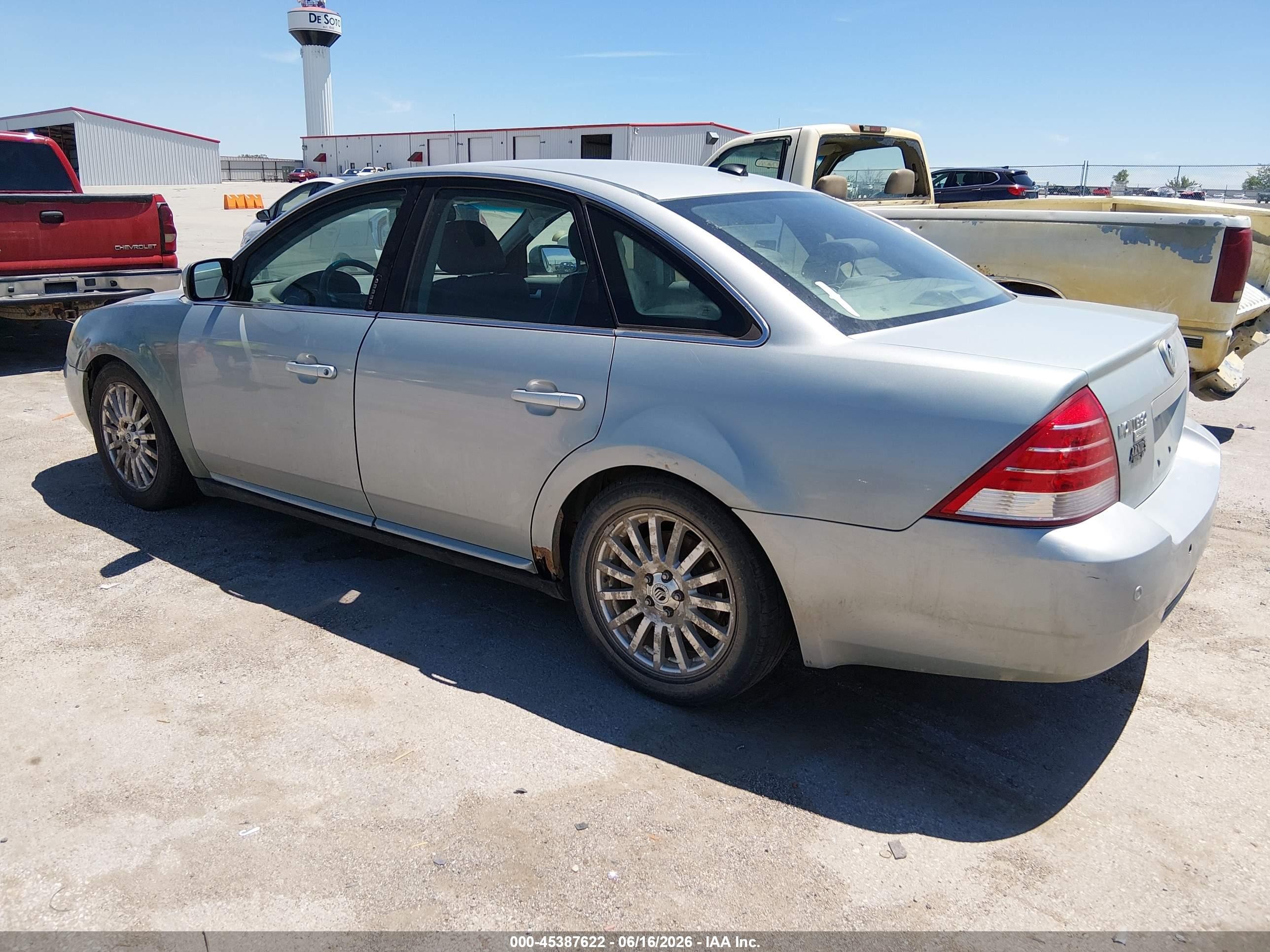 2007 Mercury Montego Premier Gray vin: 1MEHM42117G605018