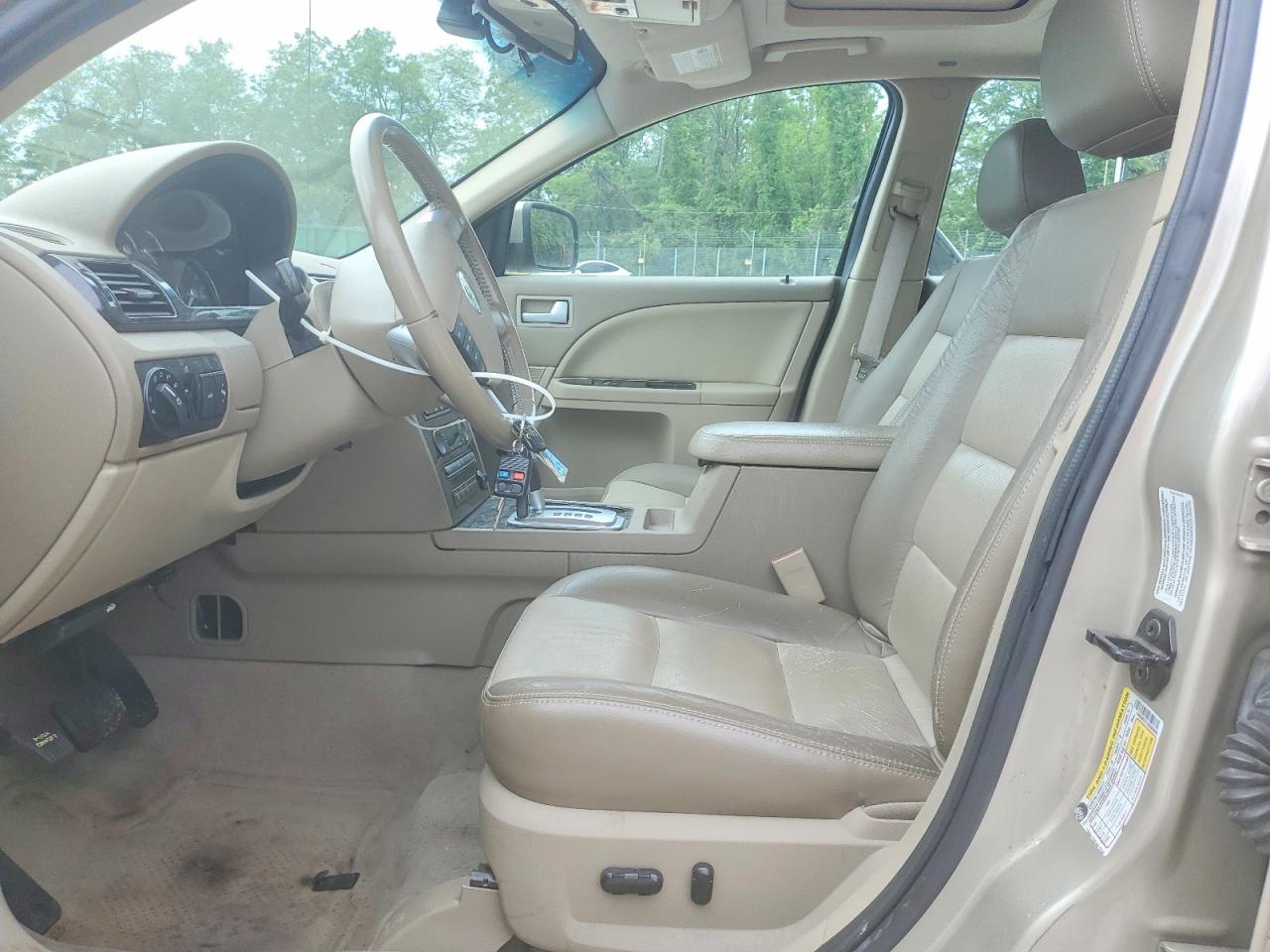 2006 Mercury Montego Premier Tan vin: 1MEHM42126G600909