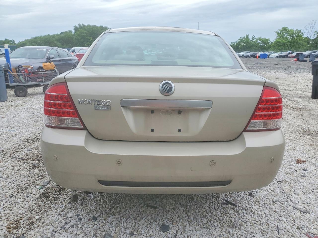 2006 Mercury Montego Premier Tan vin: 1MEHM42126G600909