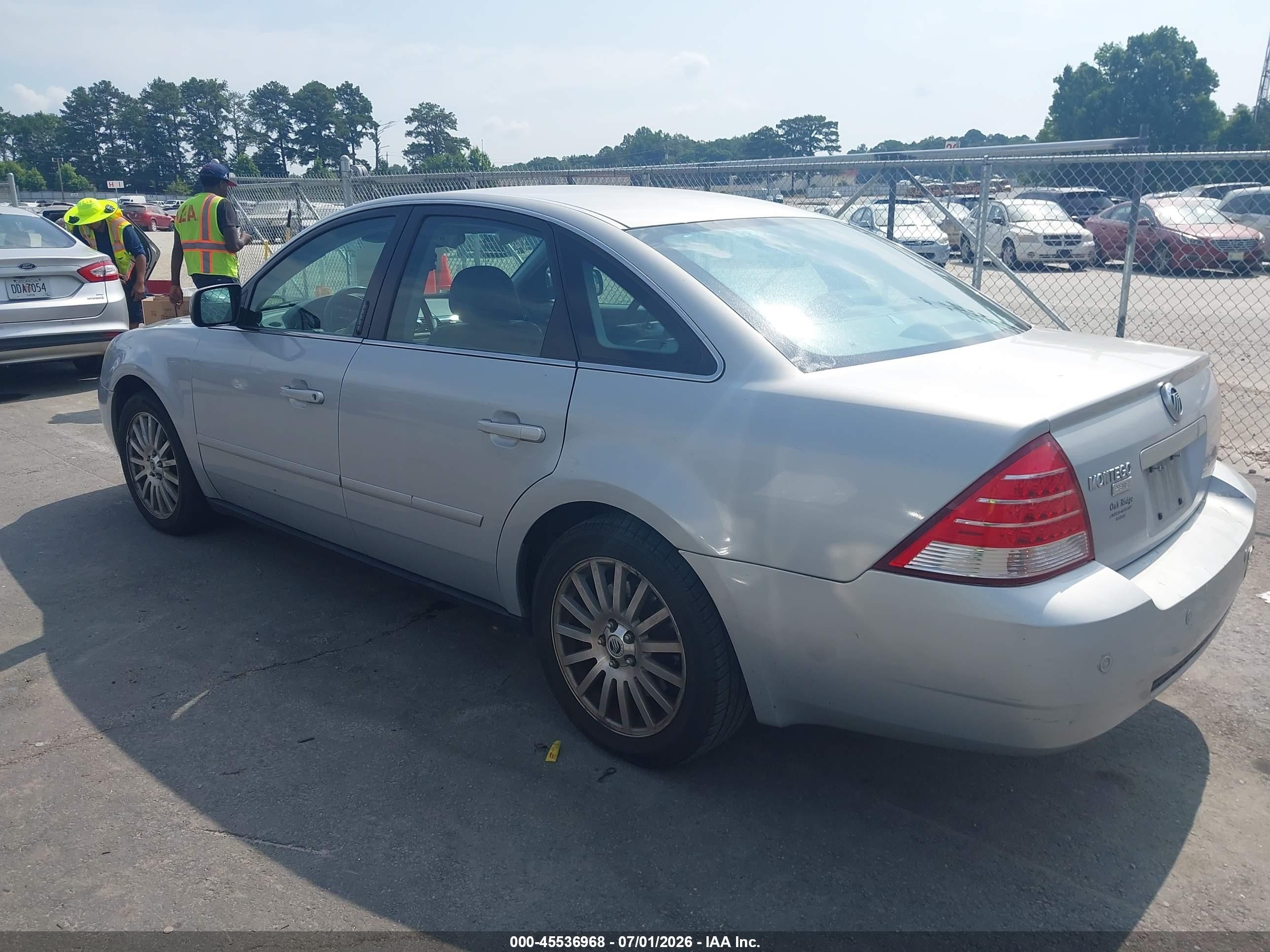 2005 Mercury Montego Premier Gray vin: 1MEHM42145G604393
