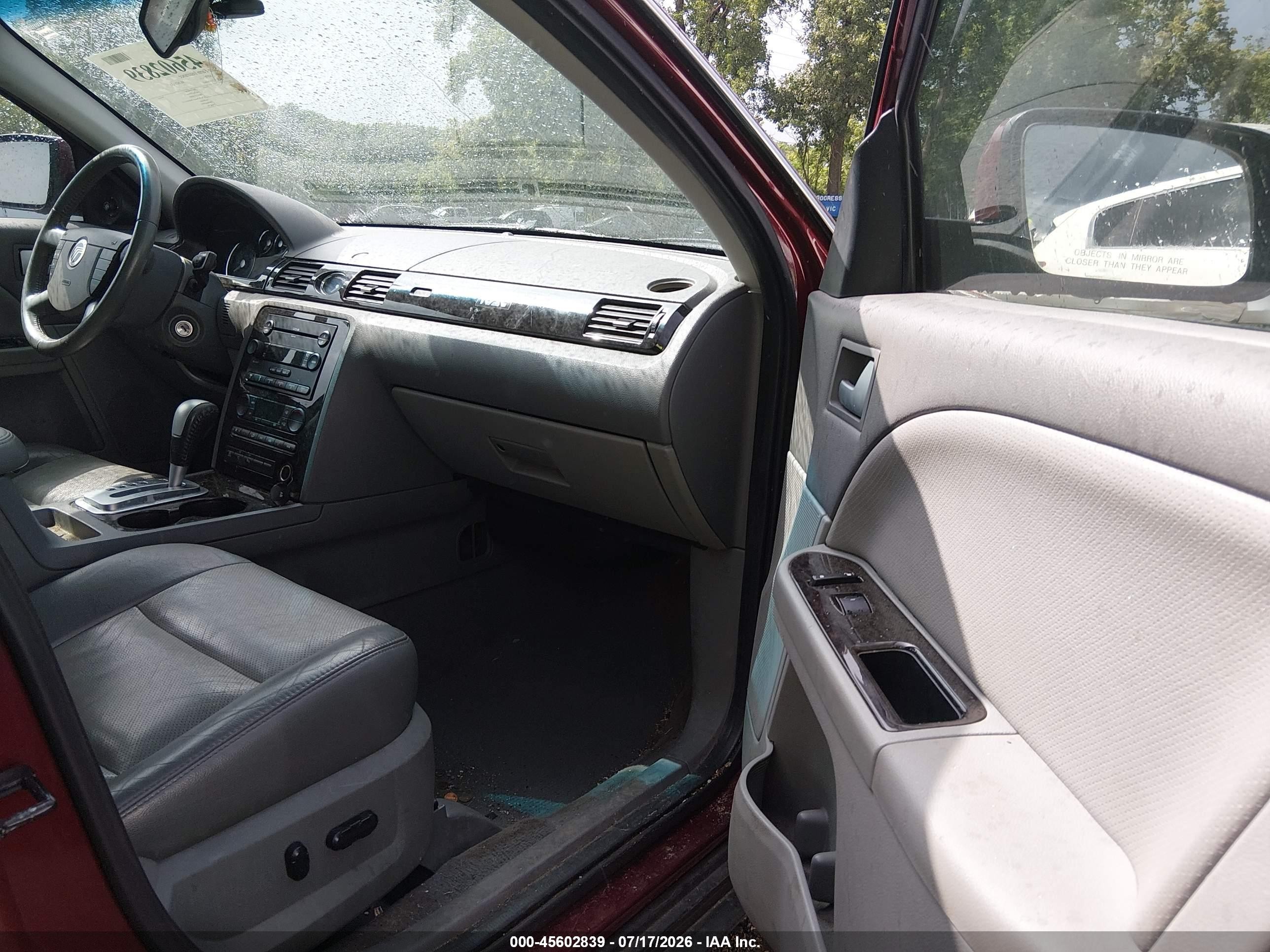 2005 Mercury Montego Premier Red vin: 1MEHM42195G616605