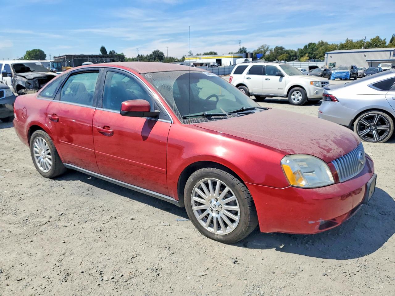 2006 Mercury Montego Premier Red vin: 1MEHM42196G610045